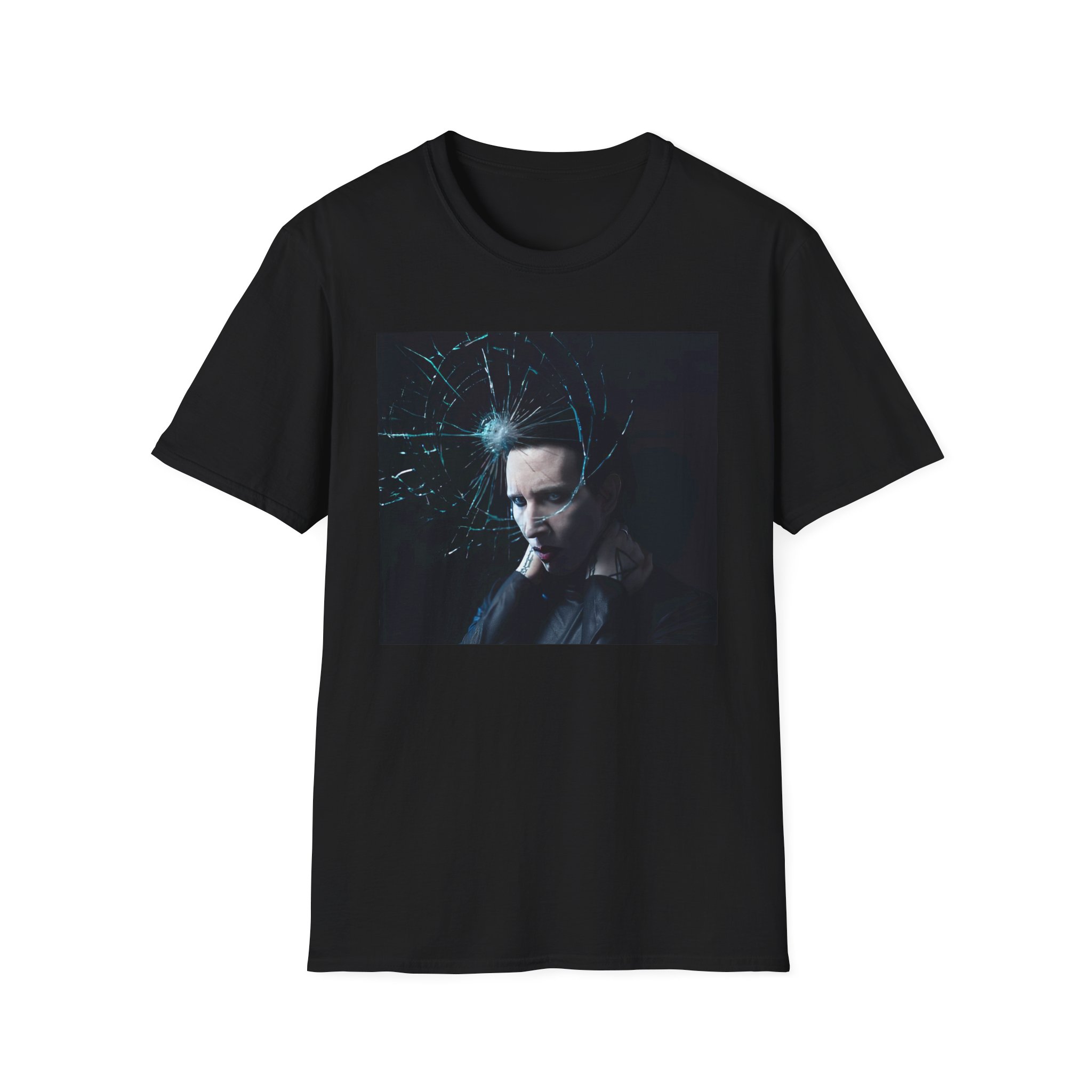 Marilyn Manson Shattered Unisex Softstyle T-Shirt
