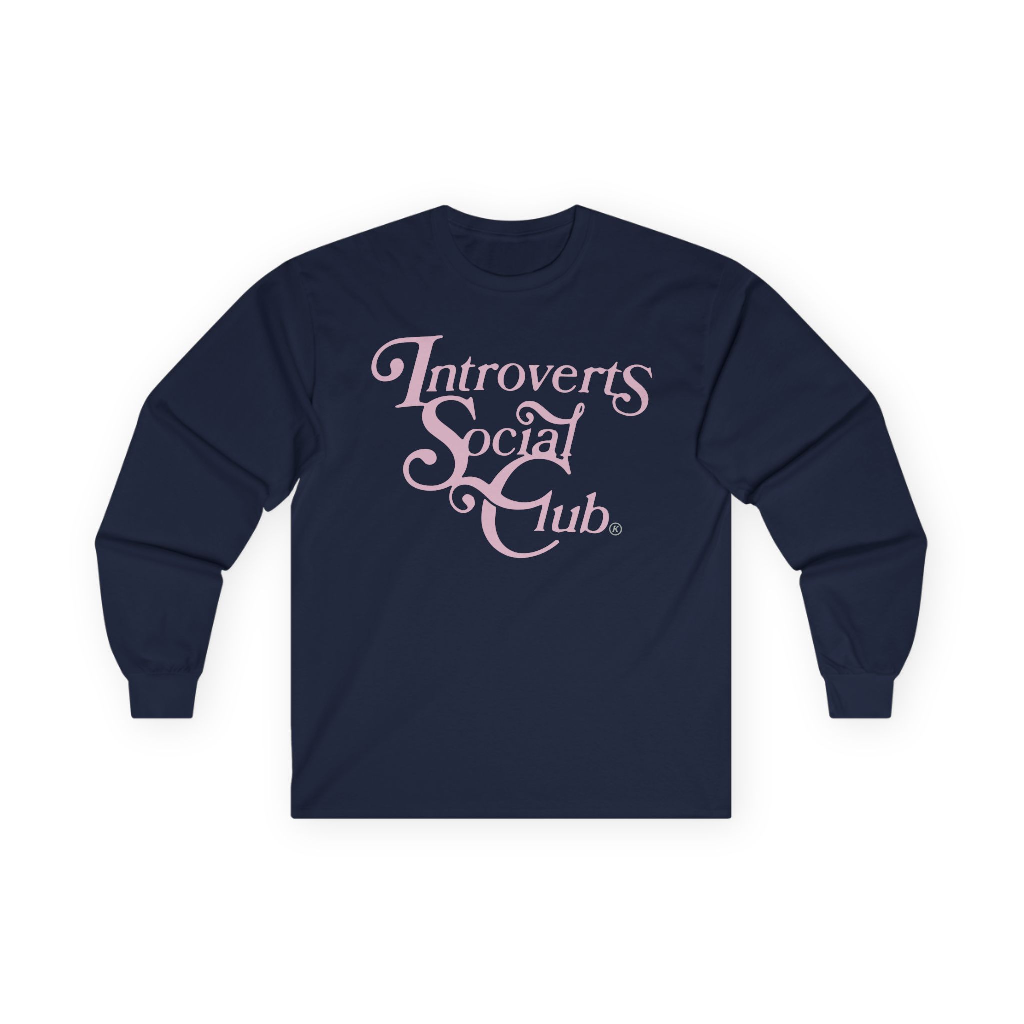 Kallmekris Introverts Social Club Unisex Ultra Cotton Long Sleeve Tee