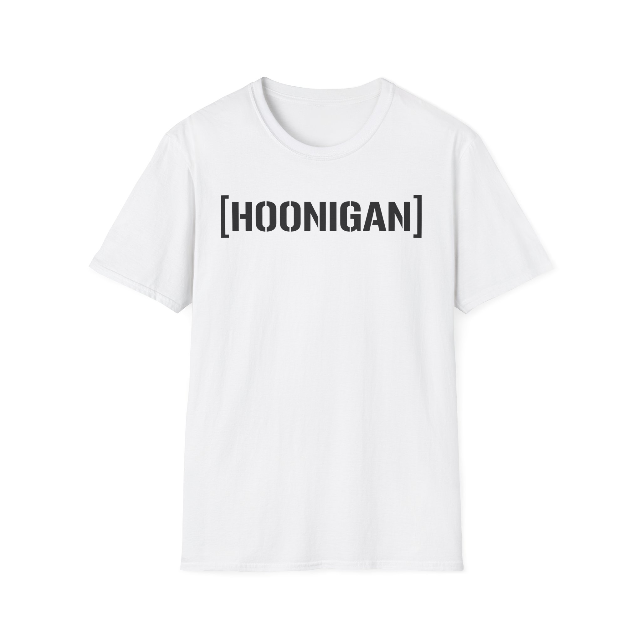 Hoonigan Bracket Censor Bar Logo Unisex Softstyle T-Shirt