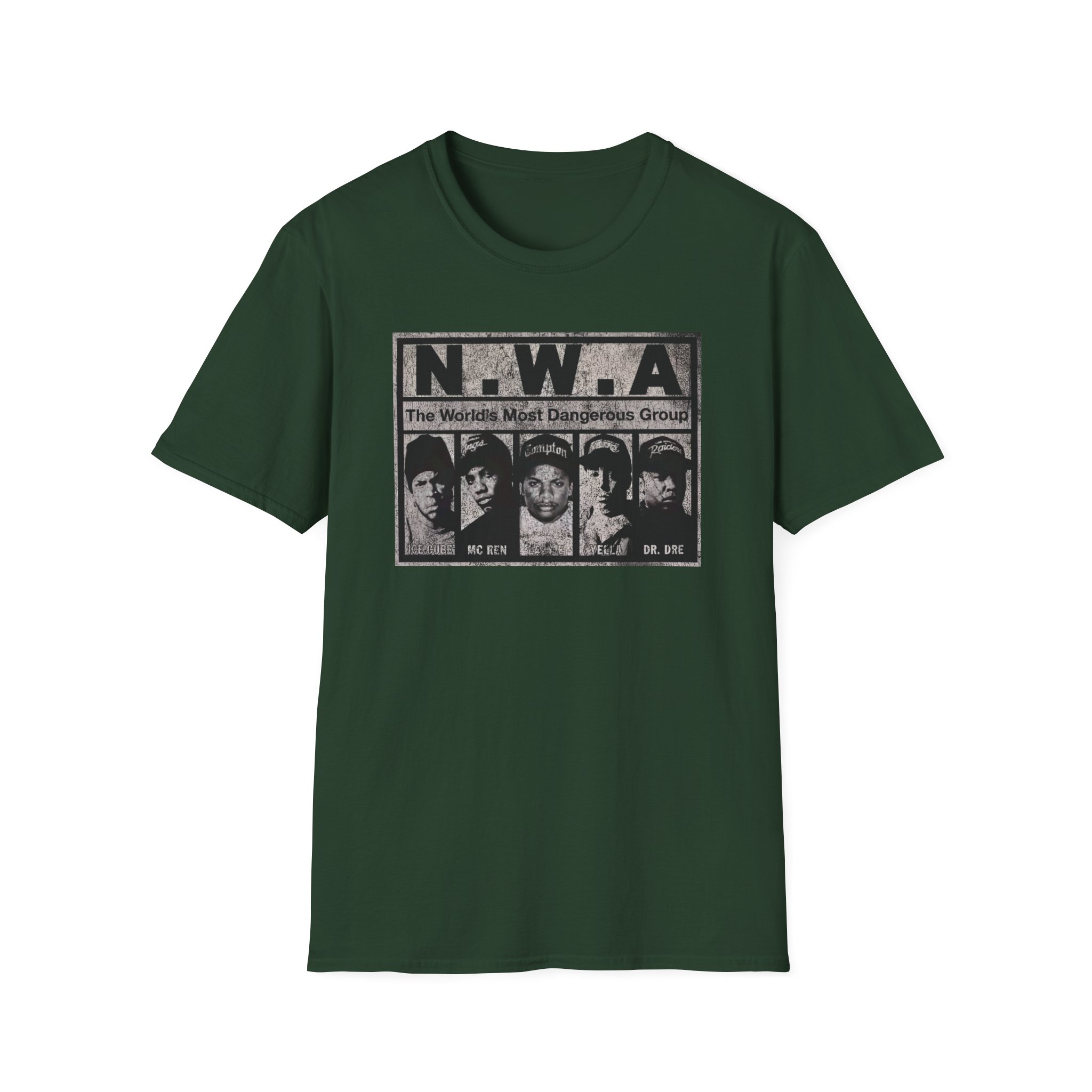 NWA The World's Most Dangerous Group Unisex Softstyle T-Shirt