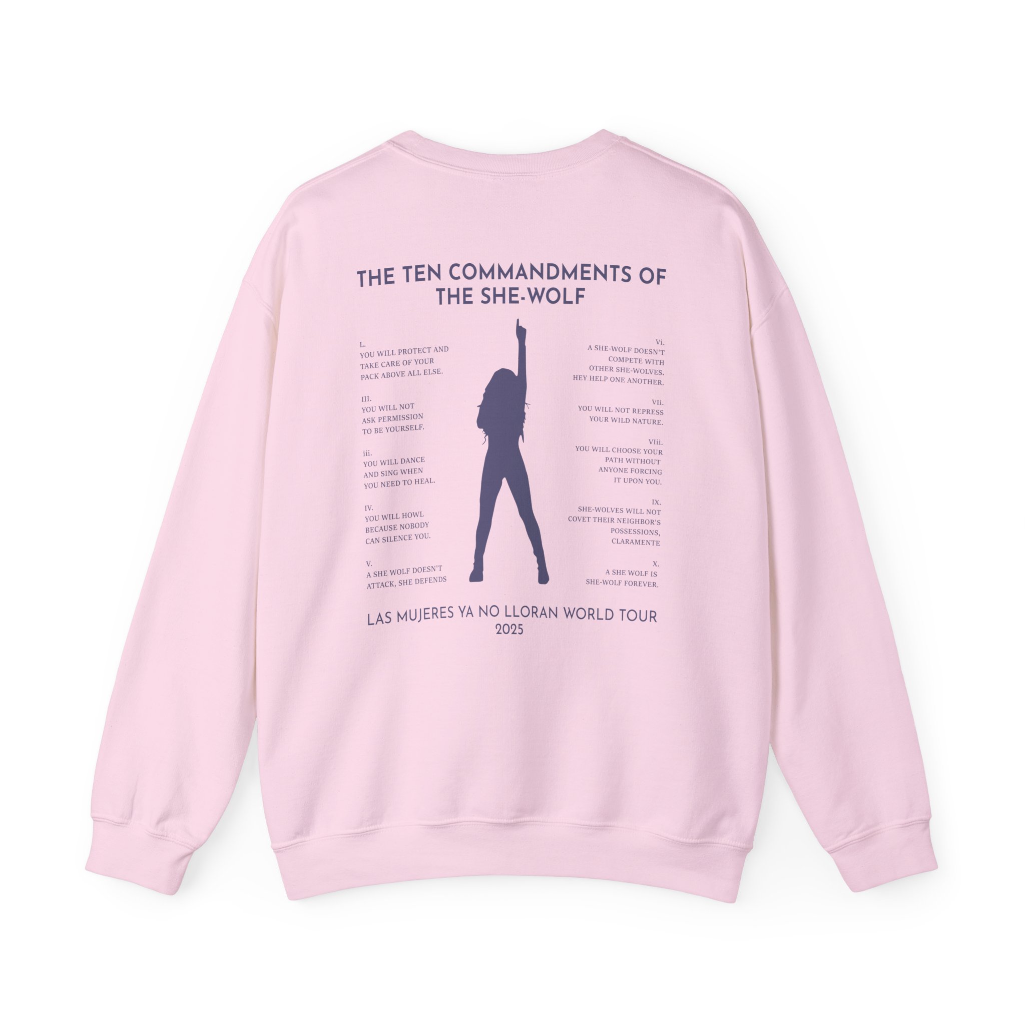 Shakira Commandments Unisex Heavy Blendâ„¢ Crewneck Sweatshirt