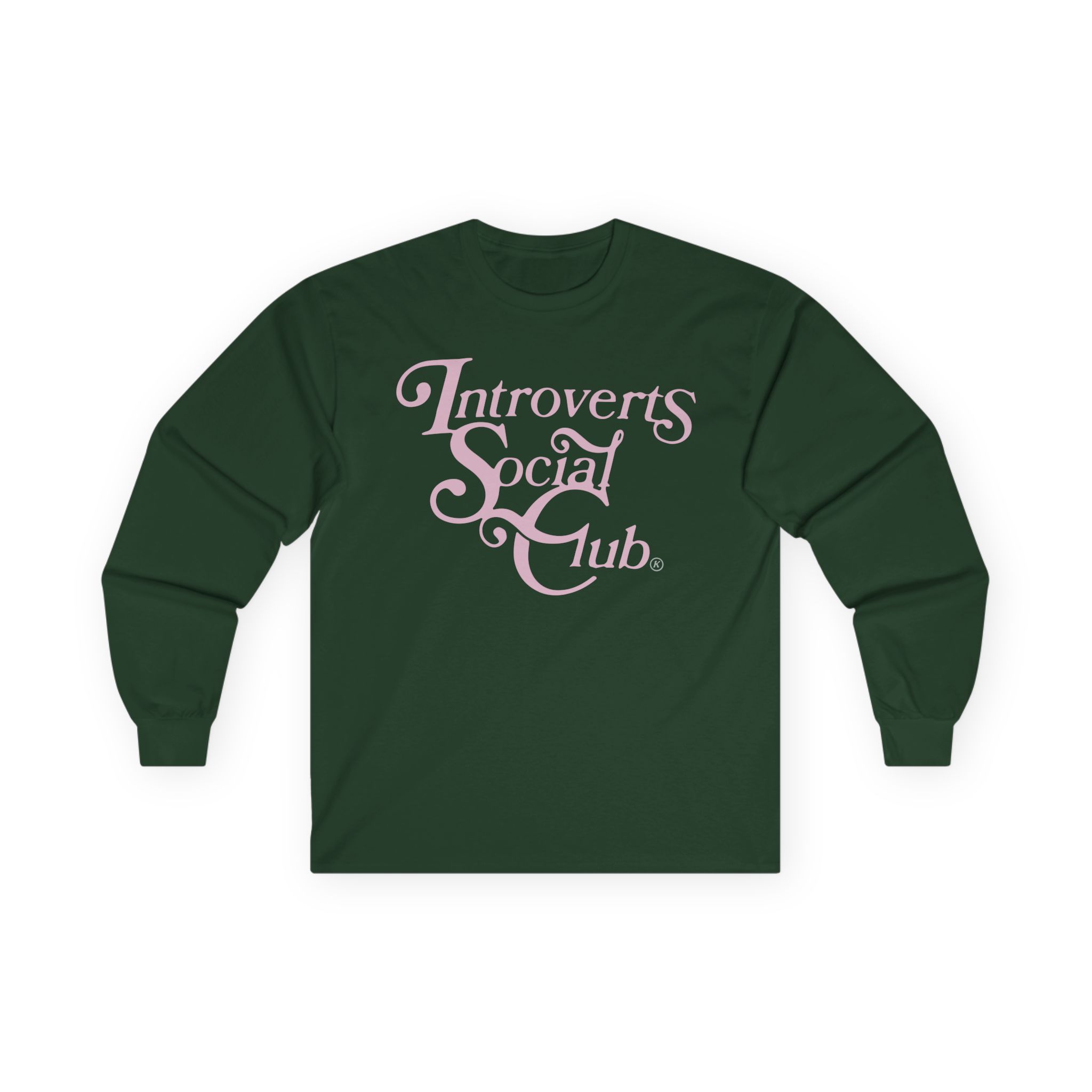 Kallmekris Introverts Social Club Unisex Ultra Cotton Long Sleeve Tee