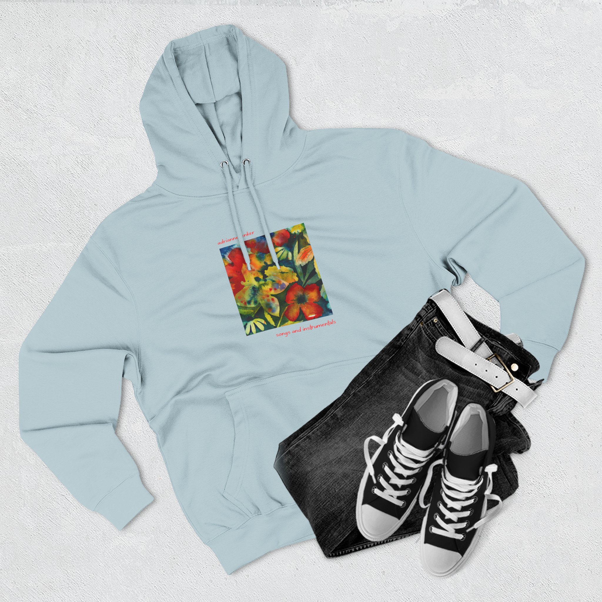 Adrianne Lenker Songs and Instrumentals Three-panel Fleece Hoodie