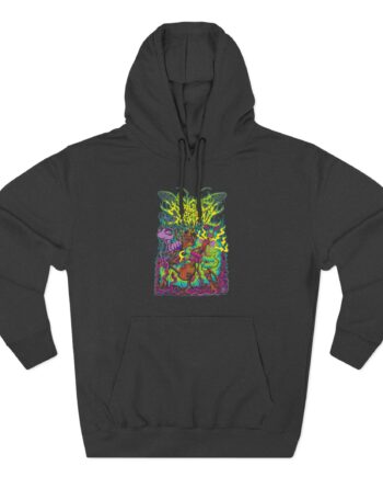 Signs of the Swarm a Swarm's Life Three-Panel Fleece Hoodie