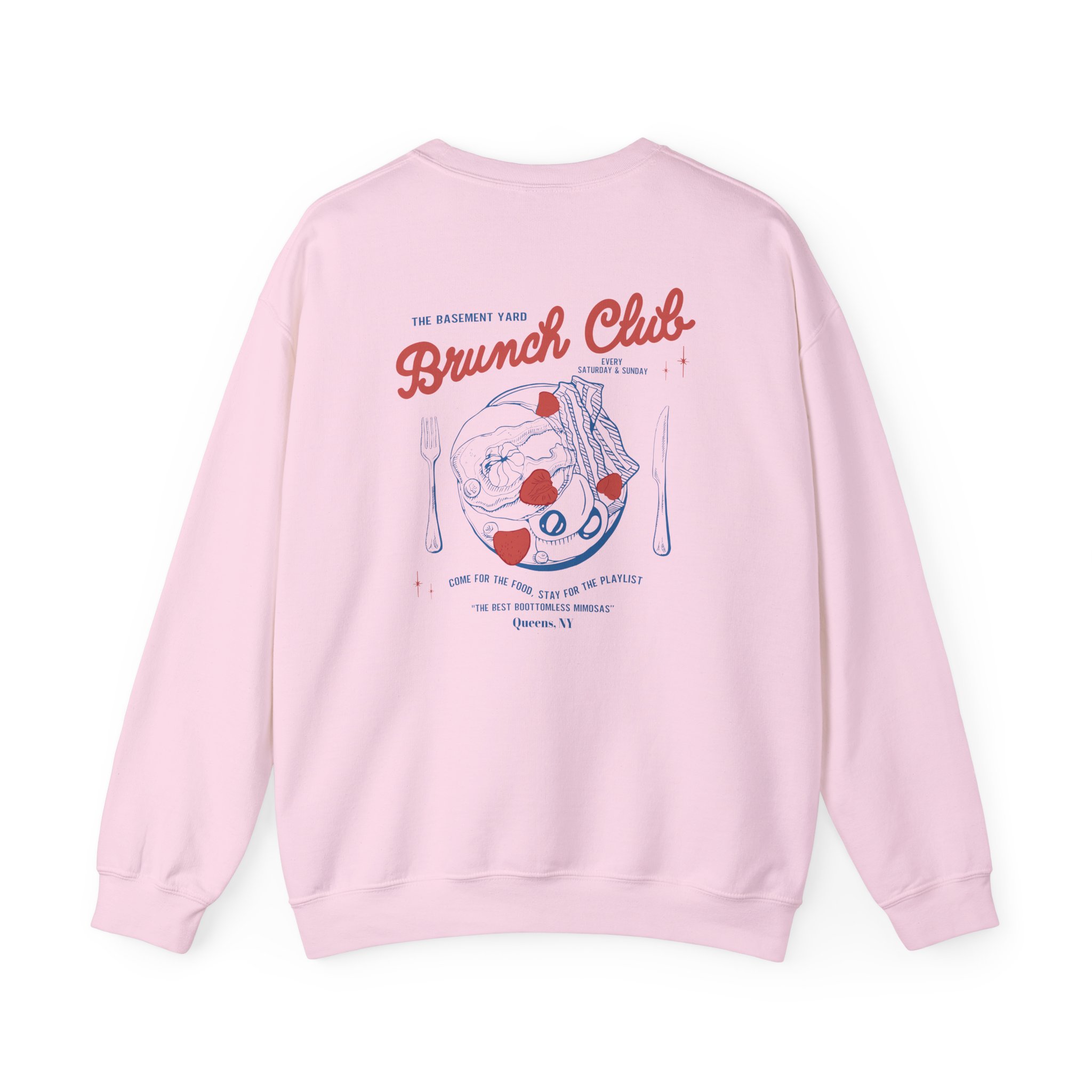 Basement Yard Brunch Club Diner Unisex Heavy Blendâ„¢ Crewneck Sweatshirt