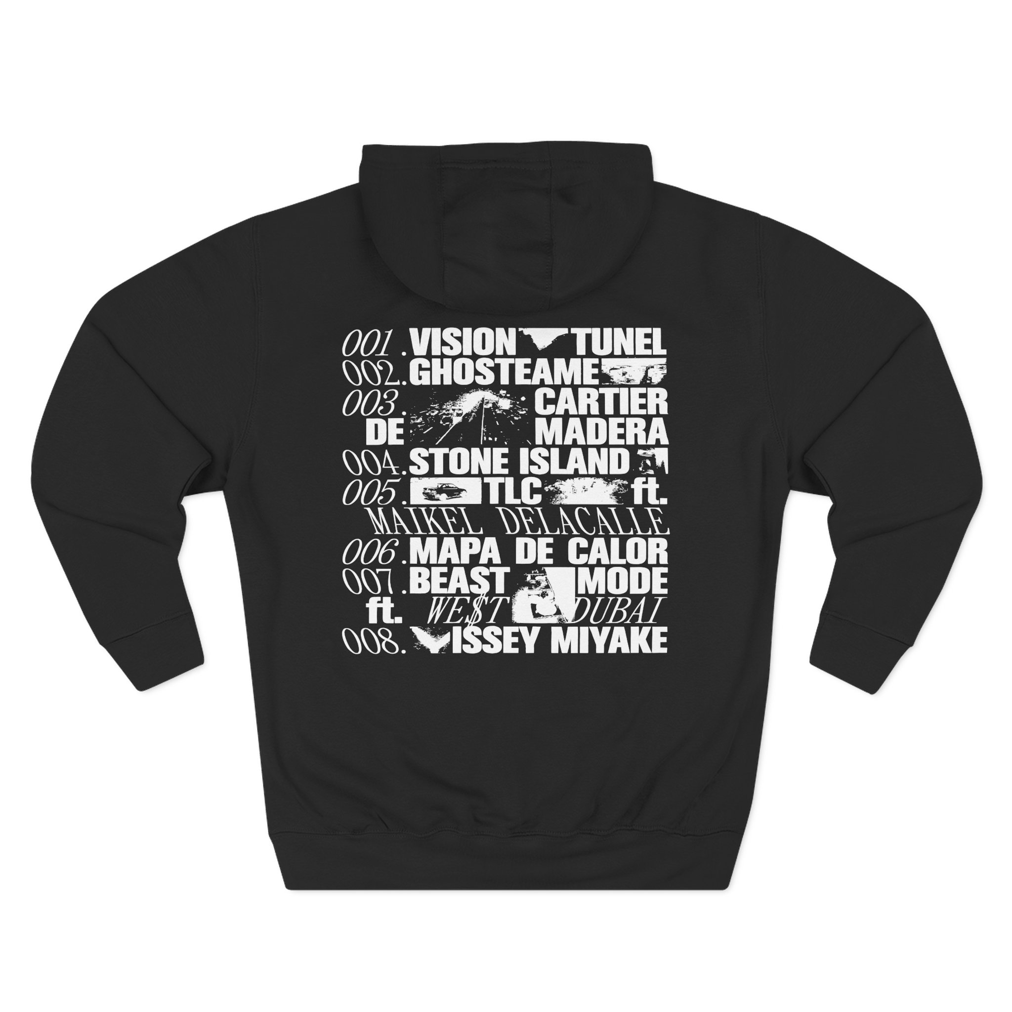 Cruz Cafune Tunnel Vision Three-Panel Fleece Hoodie