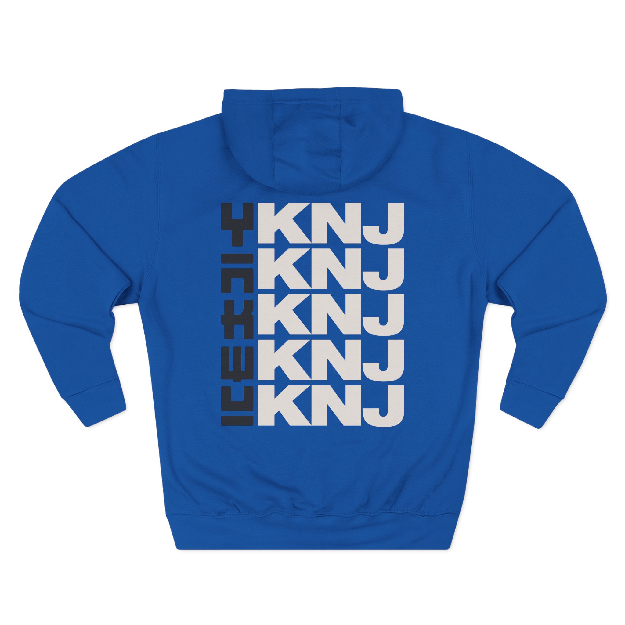 KNJ Three-Panel Fleece Hoodie