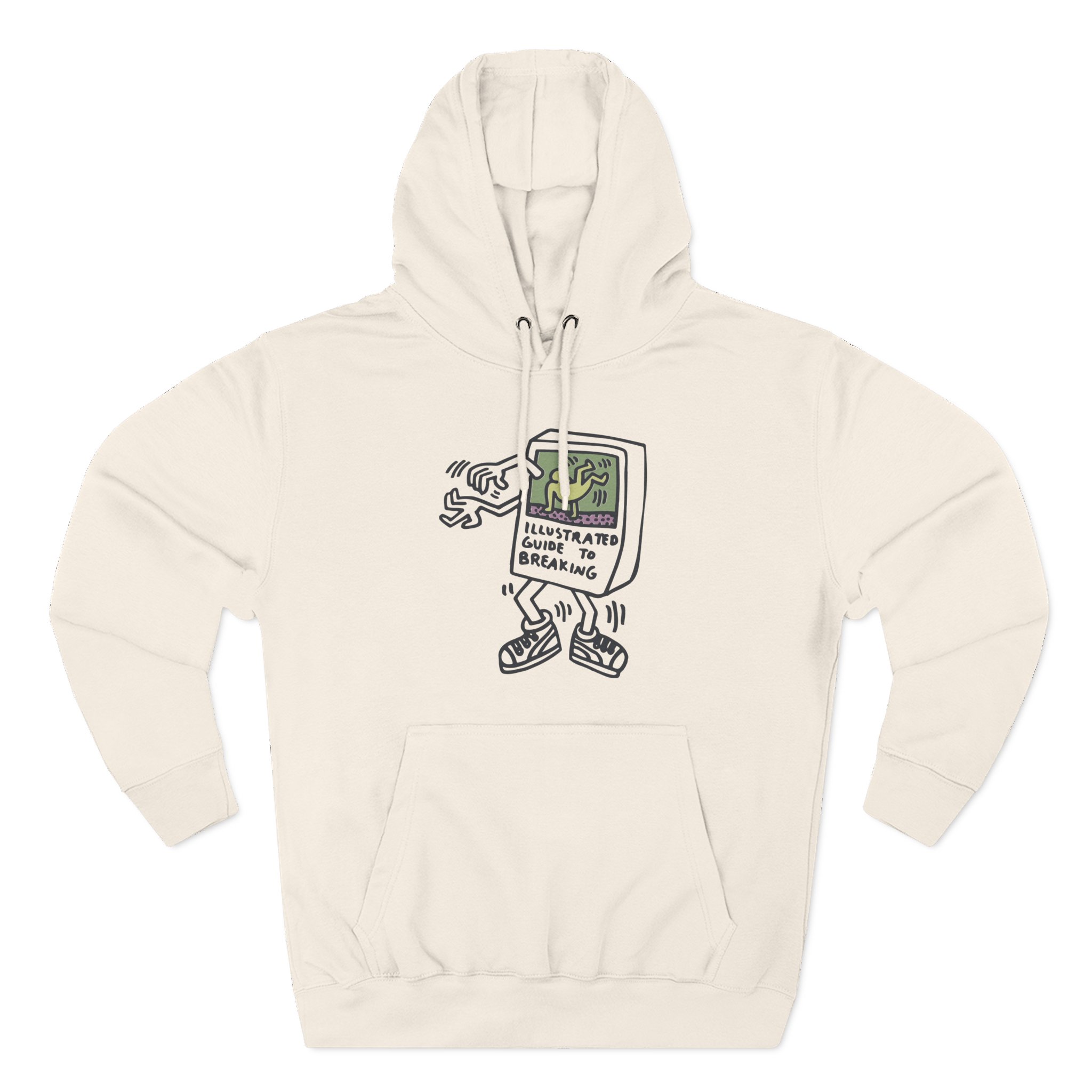 Slogoman Three-Panel Fleece Hoodie