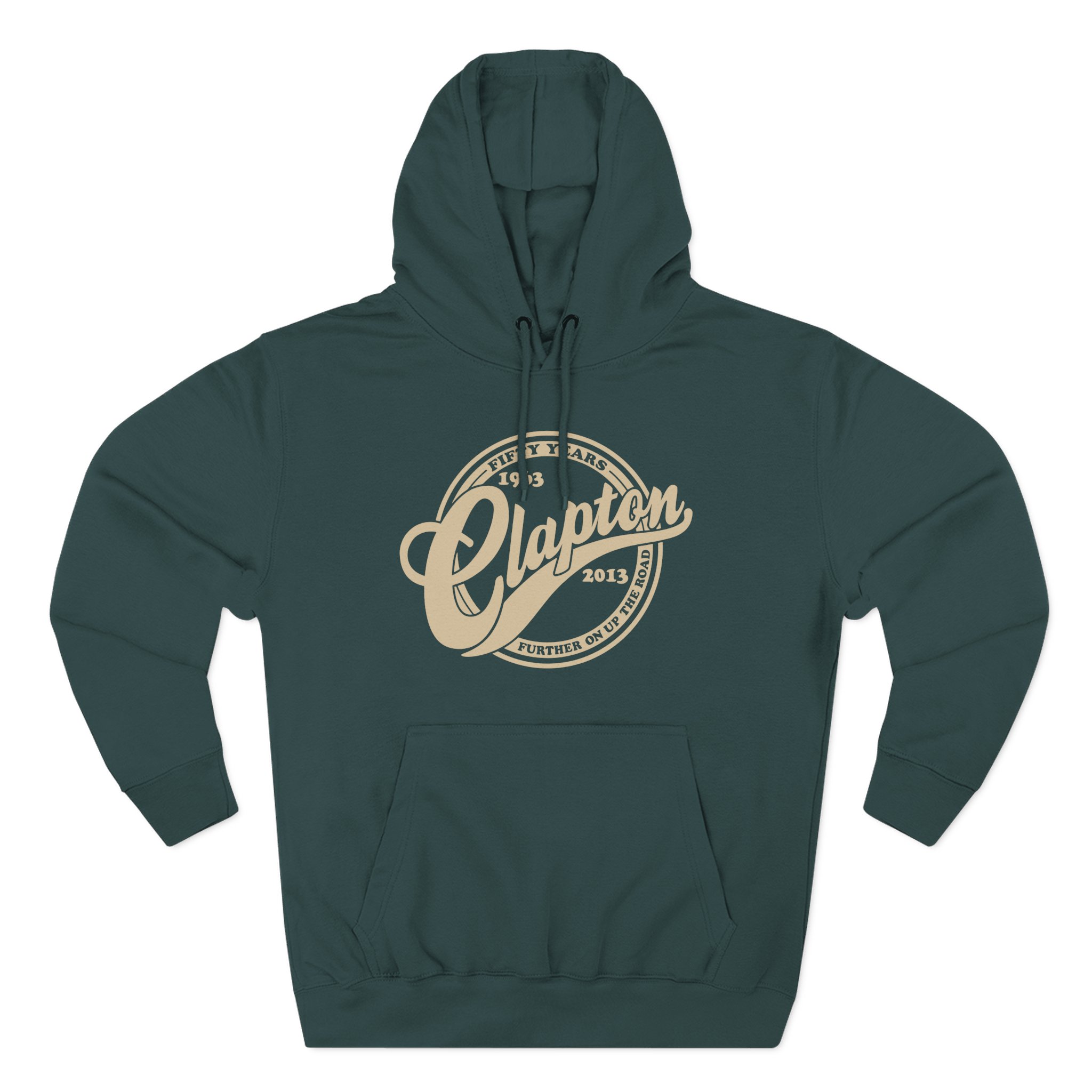 Eric Clapton 50 Years Three-Panel Fleece Hoodie