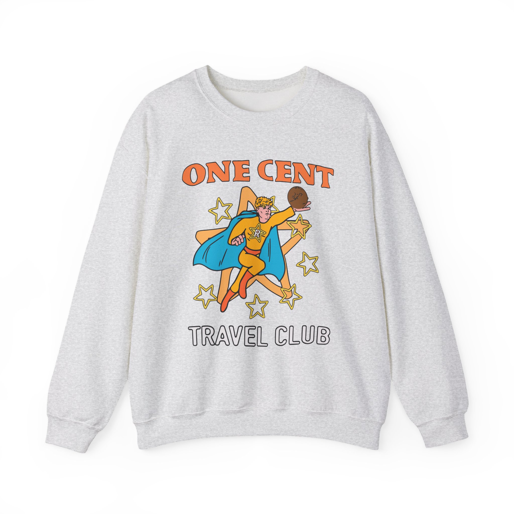 Ryan Trahan One Cent Adventure Awaits Travel Club Unisex Heavy Blendâ„¢ Crewneck Sweatshirt