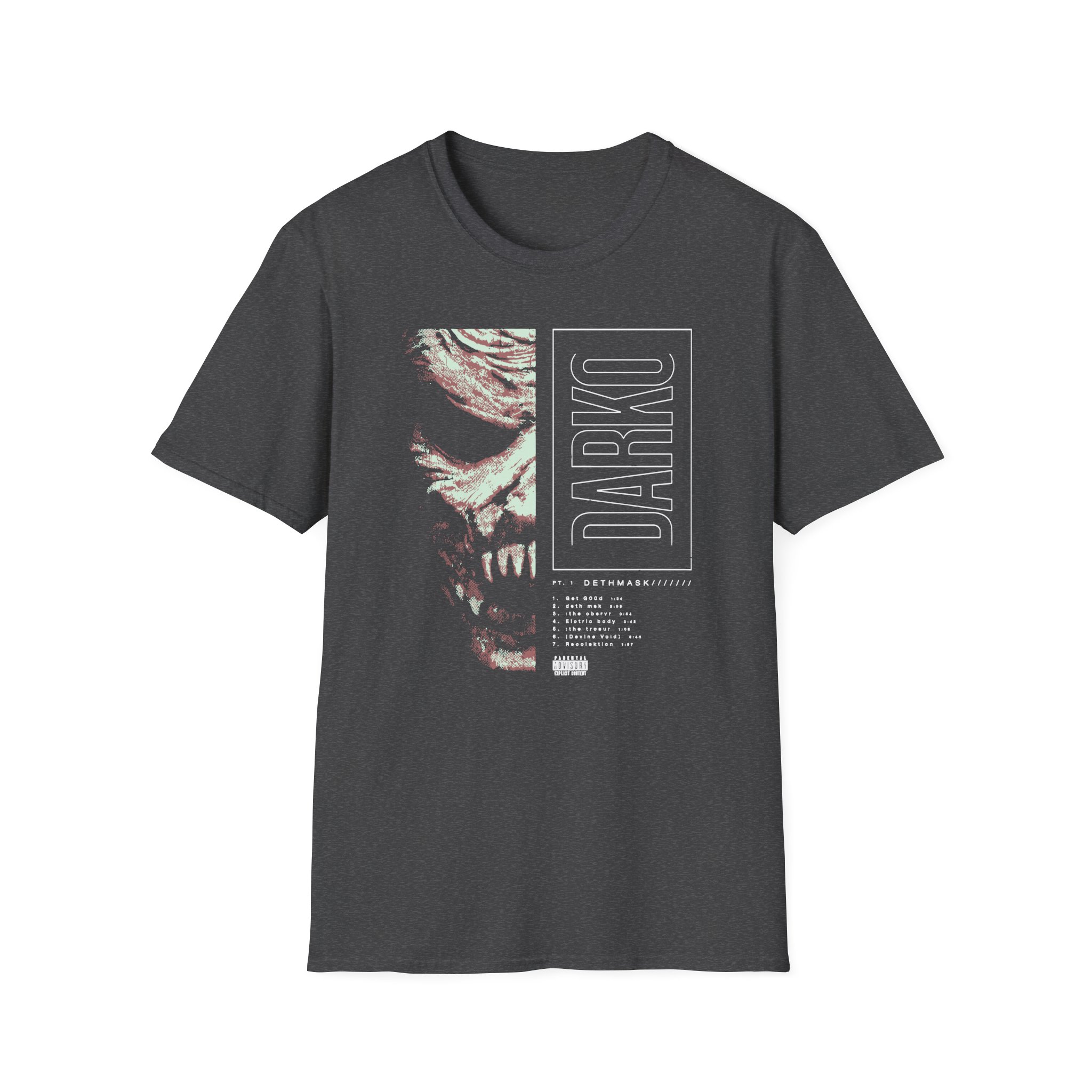 Darko Dethmask Pt 1 Unisex Softstyle T-Shirt