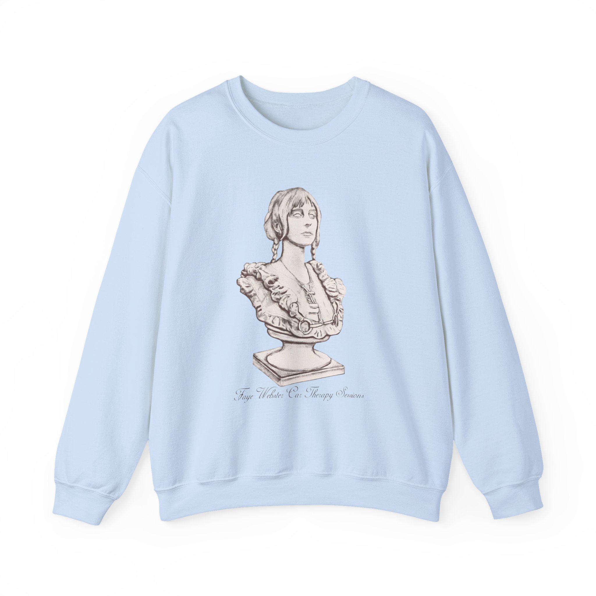 Faye Webster Car Therapy Sessions Bust Unisex Heavy Blendâ„¢ Crewneck Sweatshirt