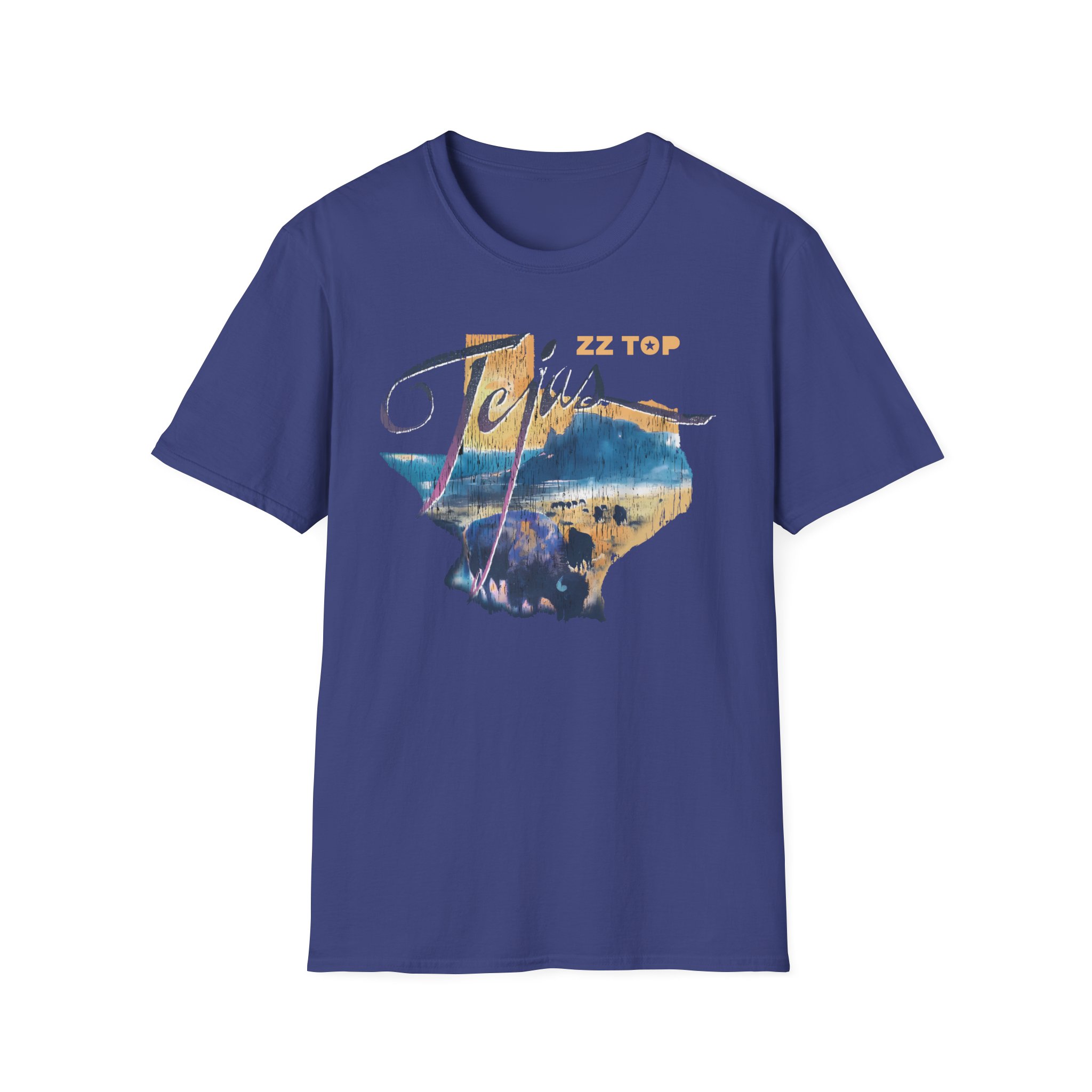 ZZ Top Tejas Unisex Softstyle T-Shirt