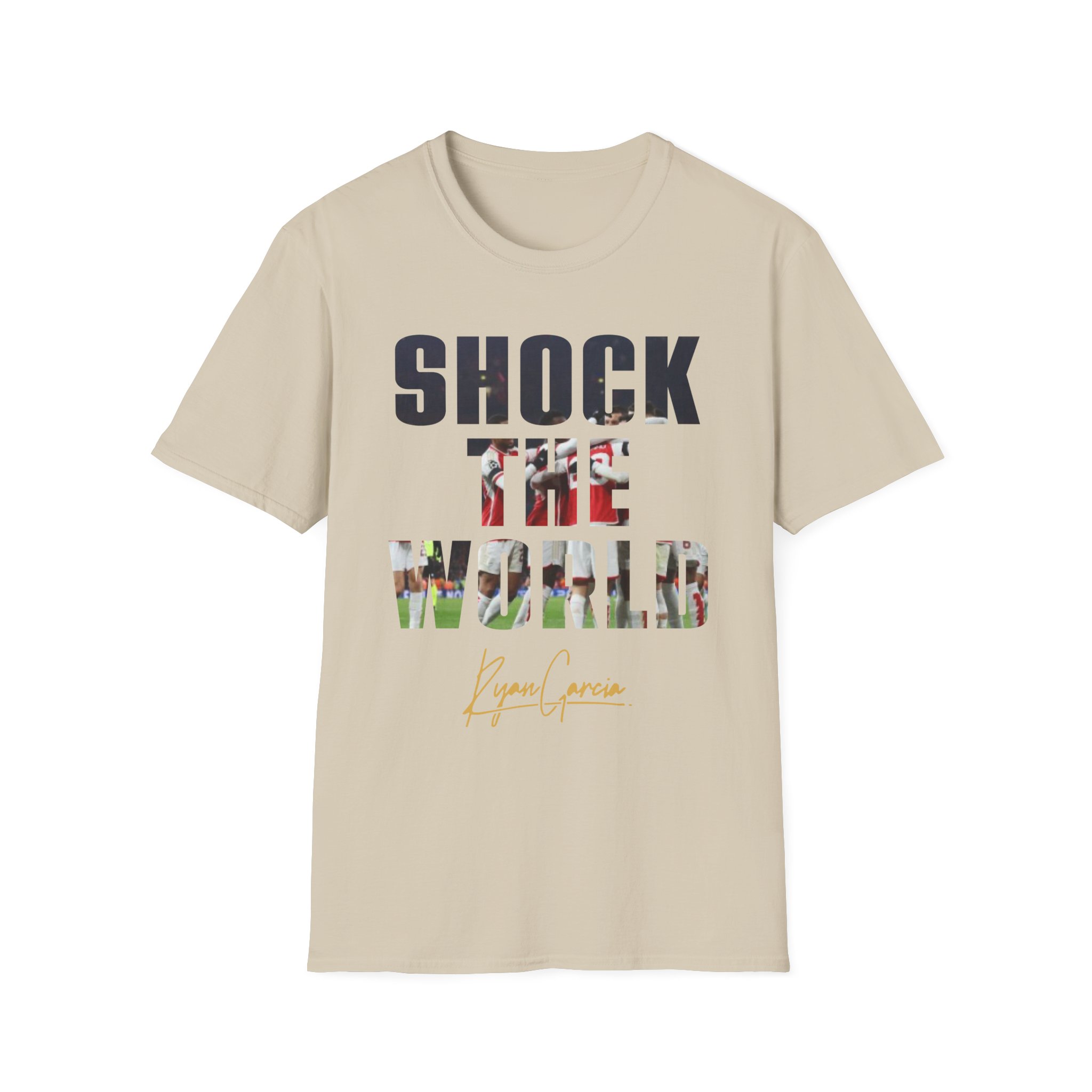 Ryan Garcia shock the world Unisex Softstyle T-Shirt