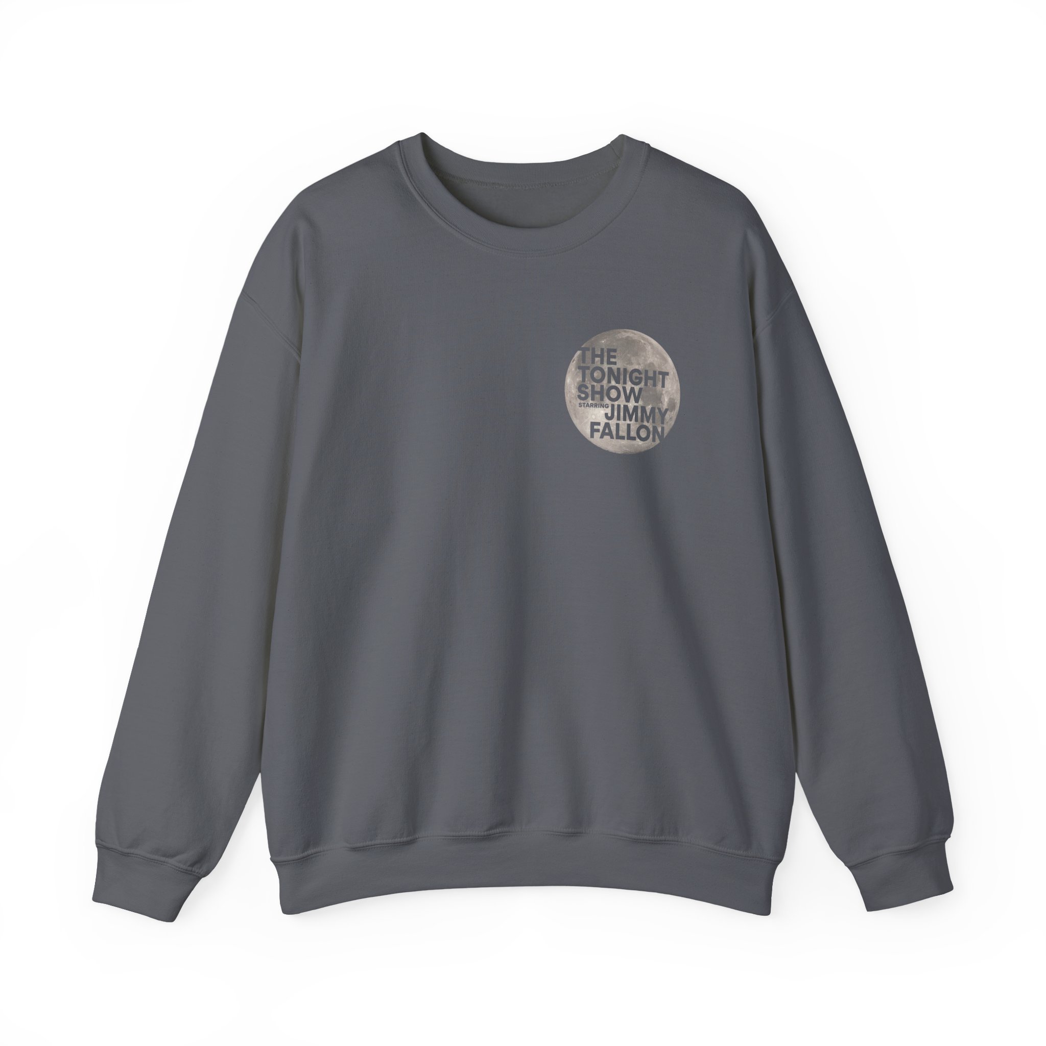 Jimmy Fallon Tonight Show Moon Logo Unisex Heavy Blendâ„¢ Crewneck Sweatshirt