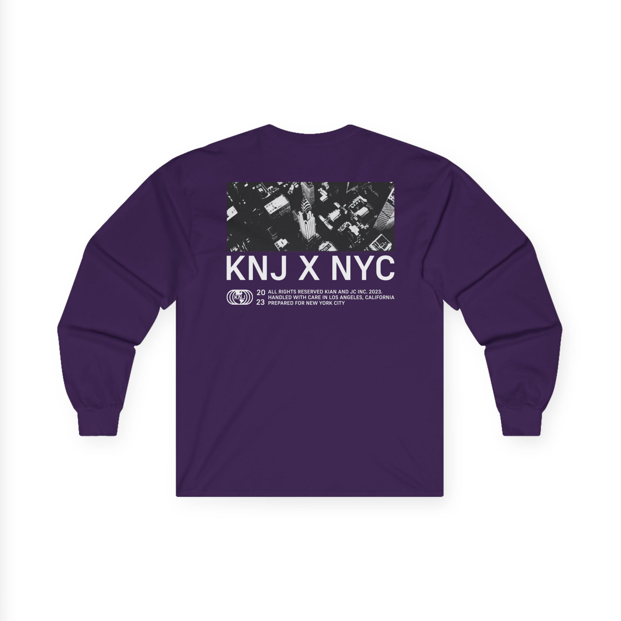 KNJ Unisex Ultra Cotton Long Sleeve Tee