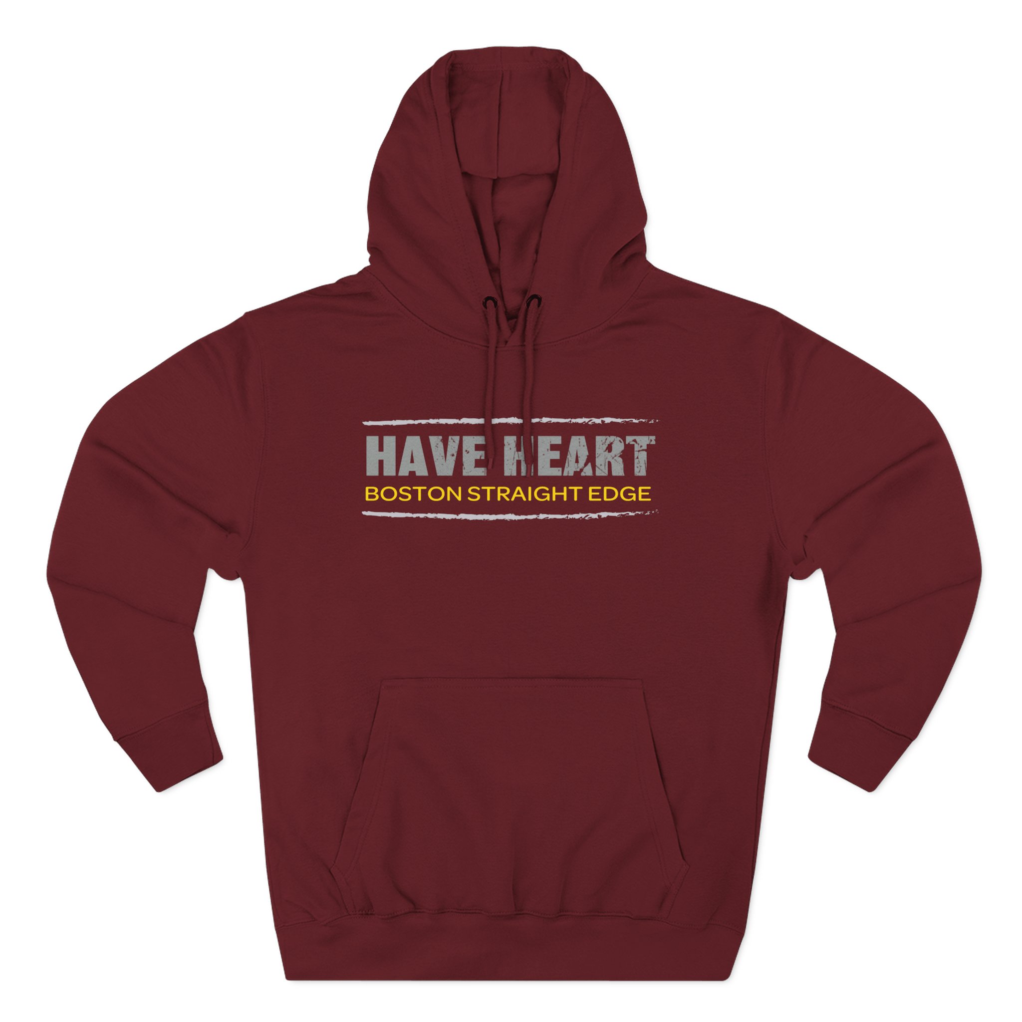 Have Heart Boston Straight Edge Three-Panel Fleece Hoodie
