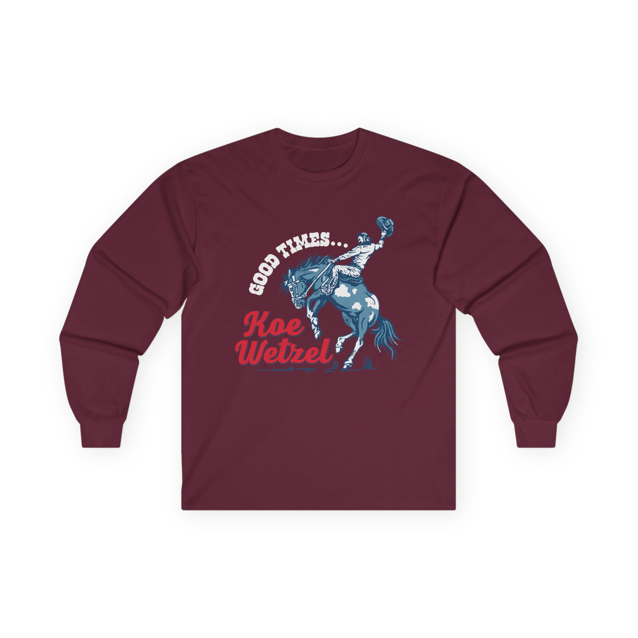 Koe Wetzel Good Times Bronco Unisex Ultra Cotton Long Sleeve Tee