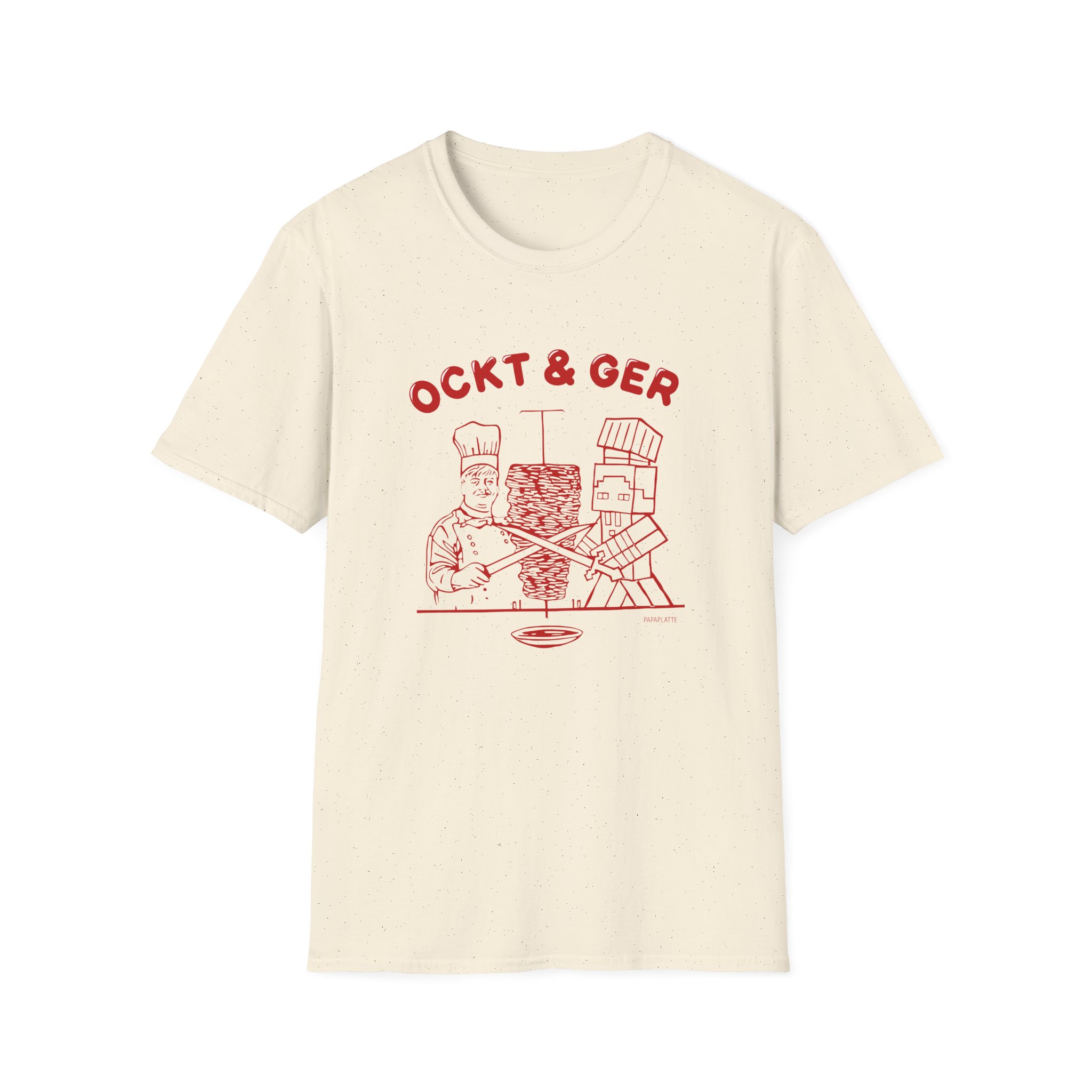 Papaplatte OCKT & GER Unisex Softstyle T-Shirt