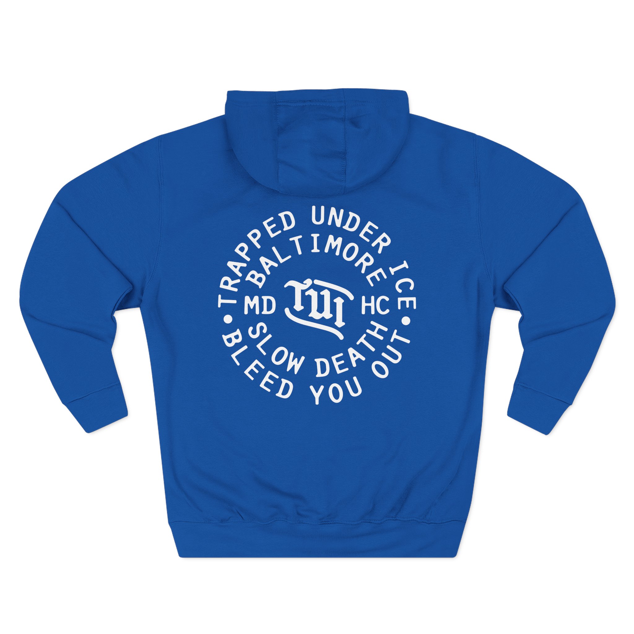 Trapped Under Ice Bleed You Out Three-Panel Fleece Hoodie