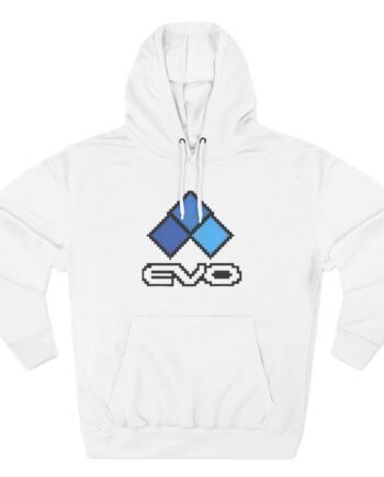 Evo 8 Bit Logo Returns Three-Panel Fleece Hoodie