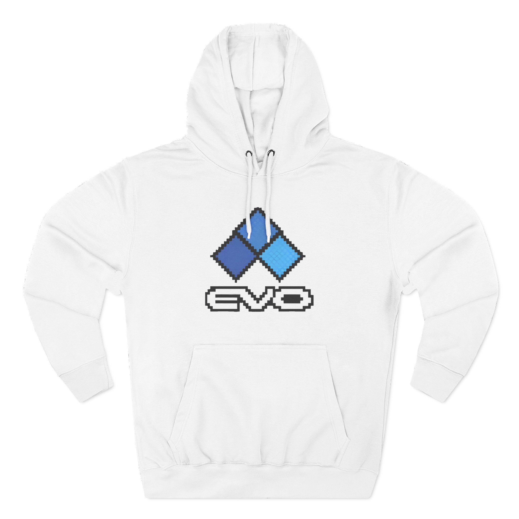 Evo 8 Bit Logo Returns Three-Panel Fleece Hoodie