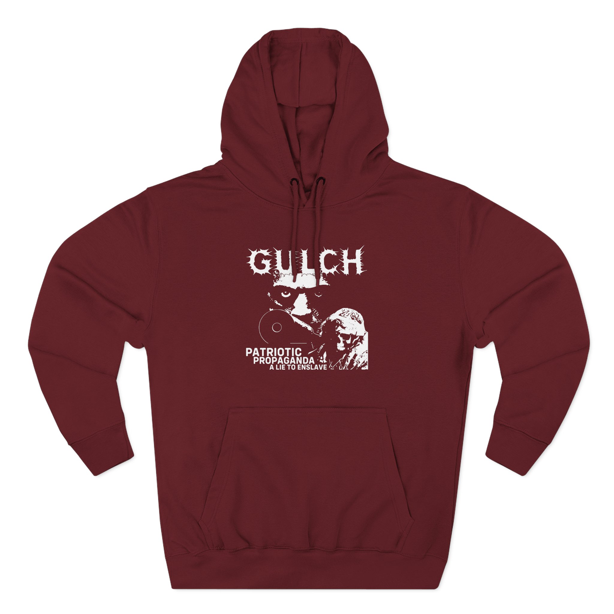 Gulch Patriotic Propaganda Three-Panel Fleece Hoodie