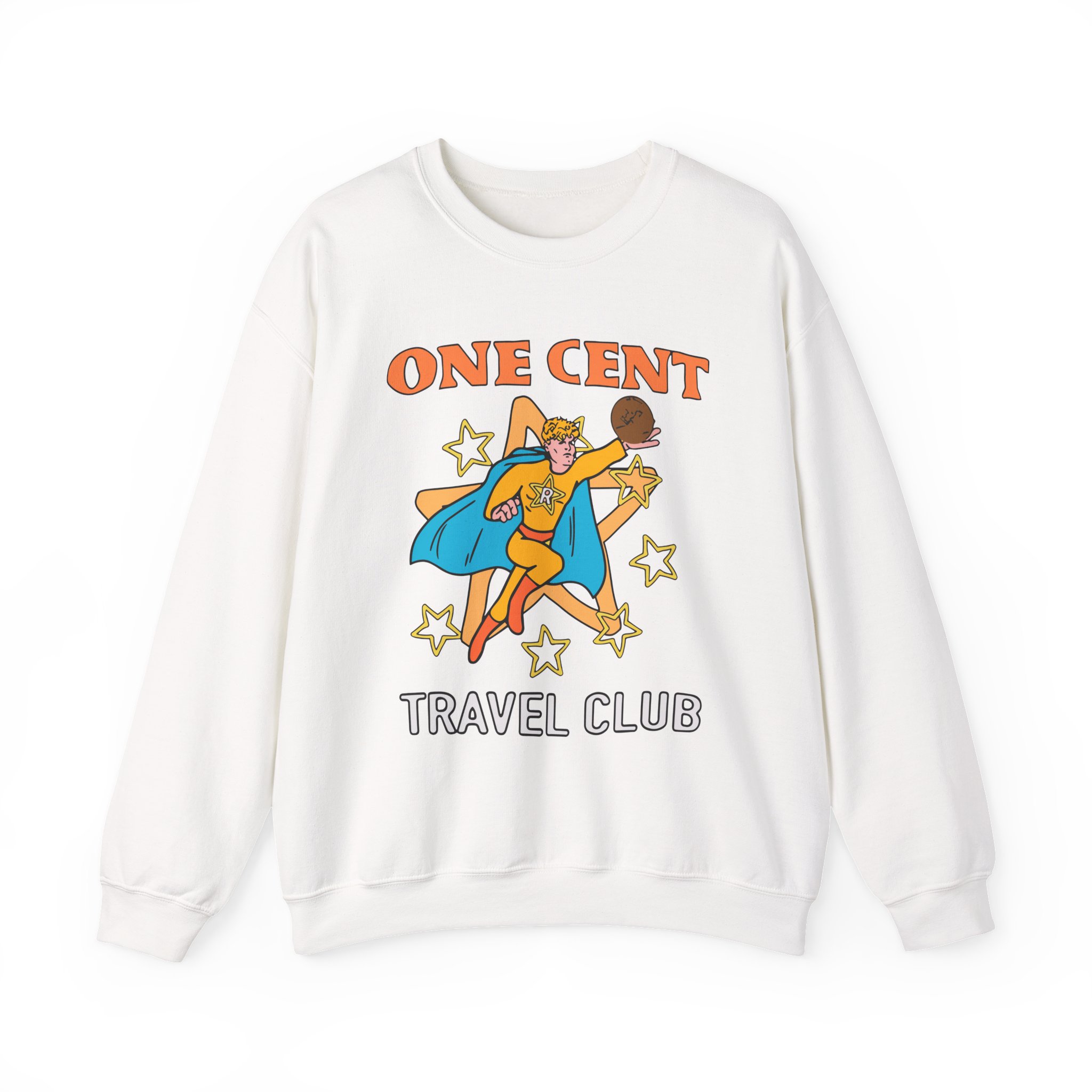 Ryan Trahan One Cent Adventure Awaits Travel Club Unisex Heavy Blendâ„¢ Crewneck Sweatshirt