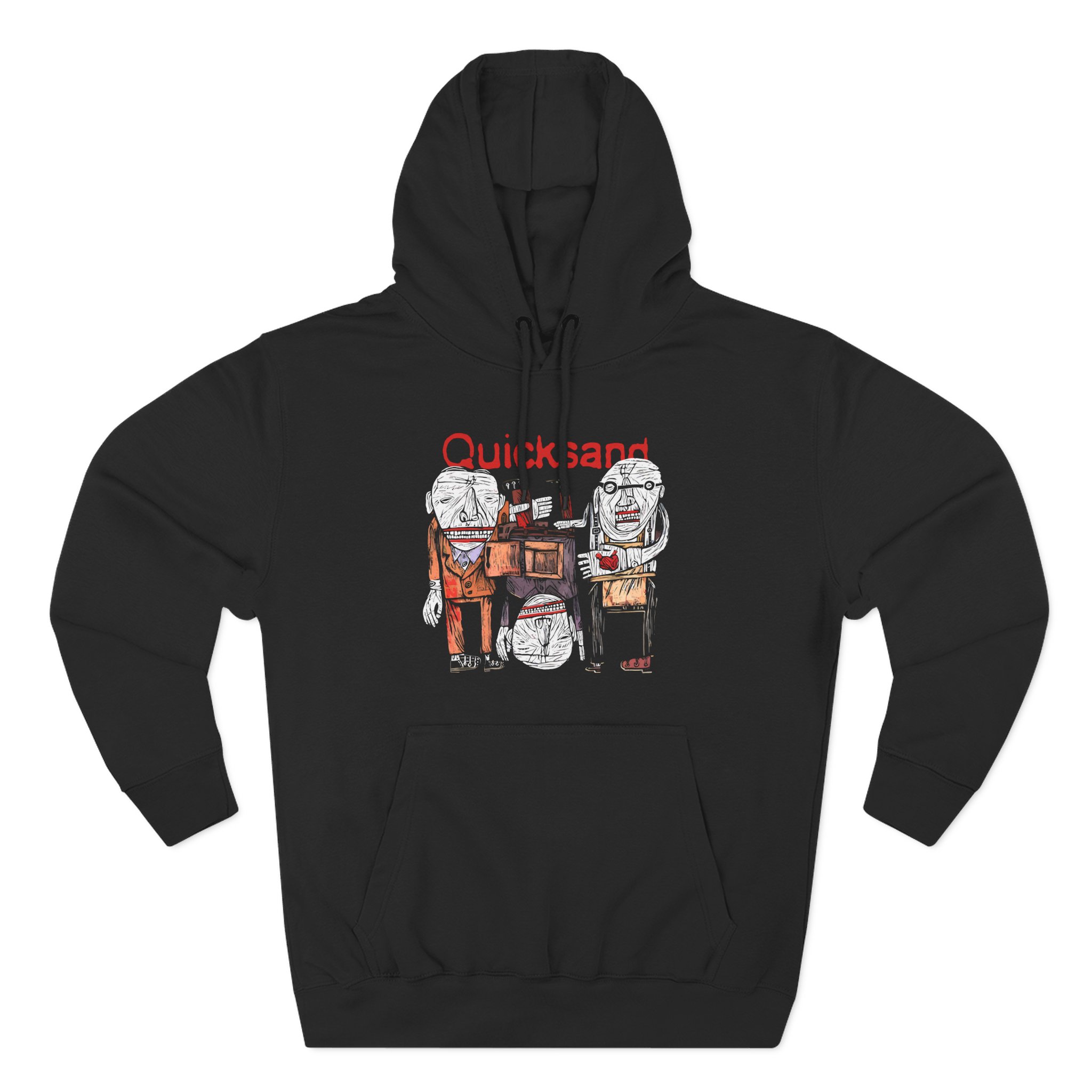 Quicksand Manic Compression Three-Panel Fleece Hoodie