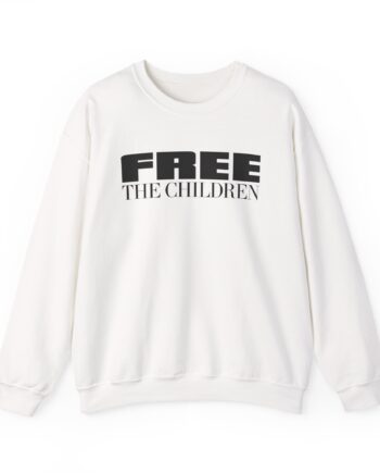 Ryan Garcia Free the Children Unisex Heavy Blend™ Crewneck Sweatshirt
