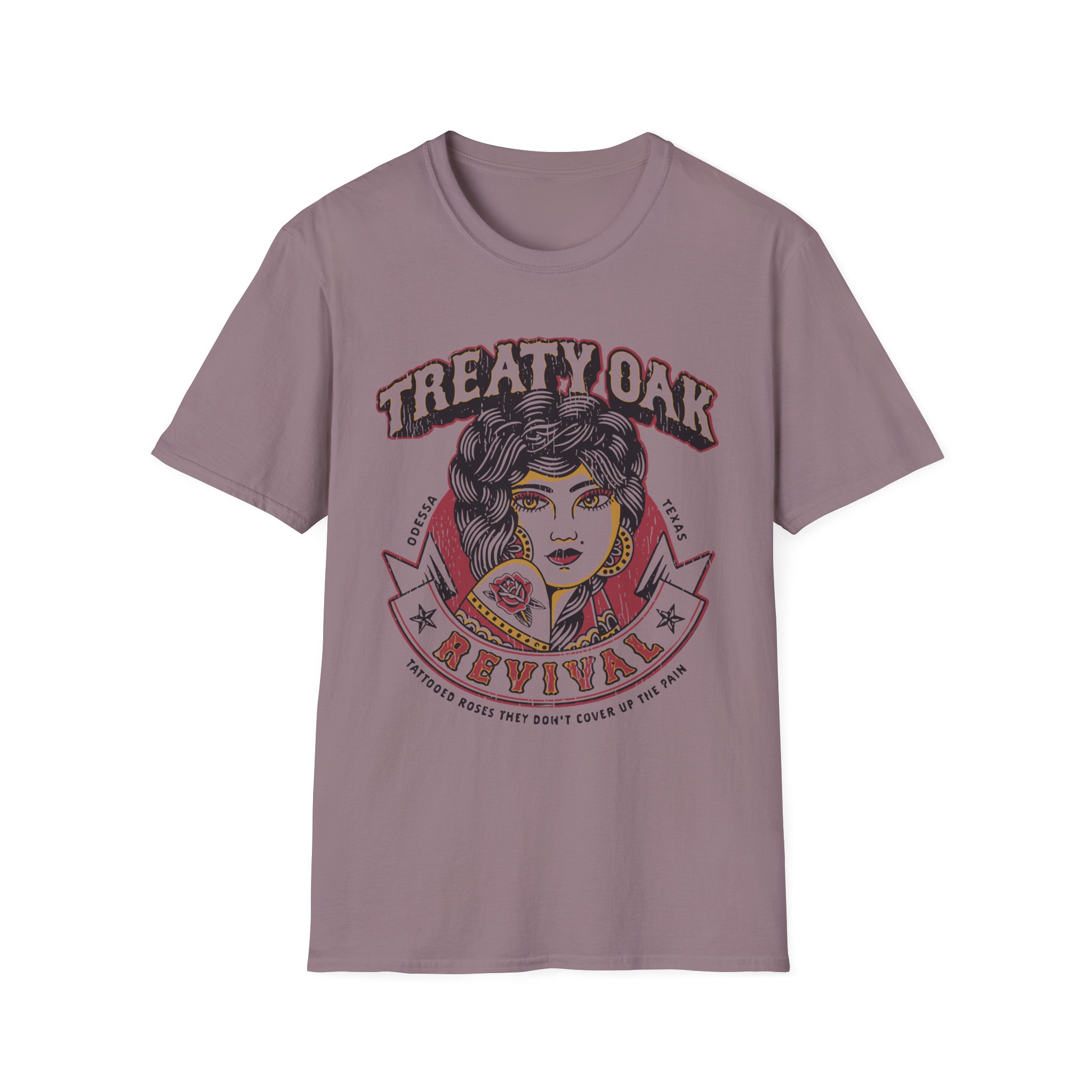 Treaty Oak Revival Rose Unisex Softstyle T-Shirt