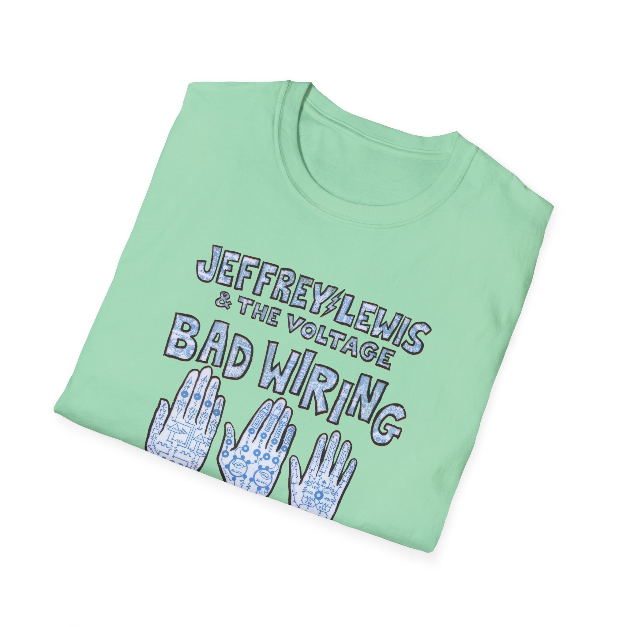 Jeffrey Lewis Bad Wiring 12" Unisex Softstyle T-Shirt
