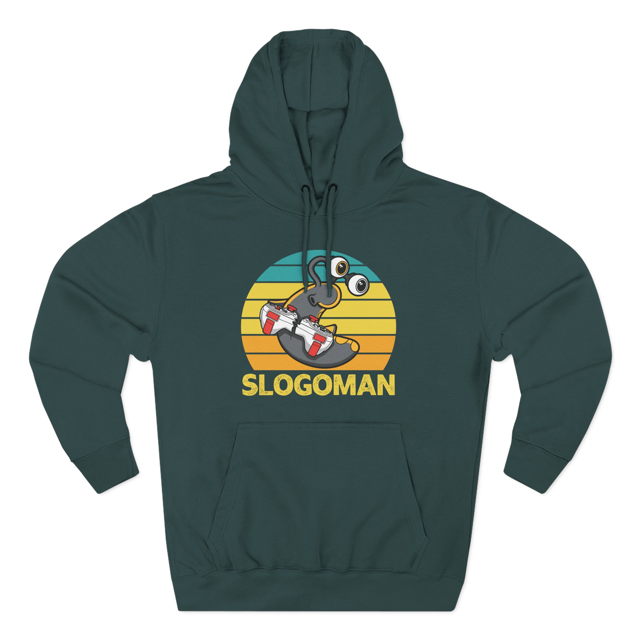 Slogoman Three-Panel Fleece Hoodie