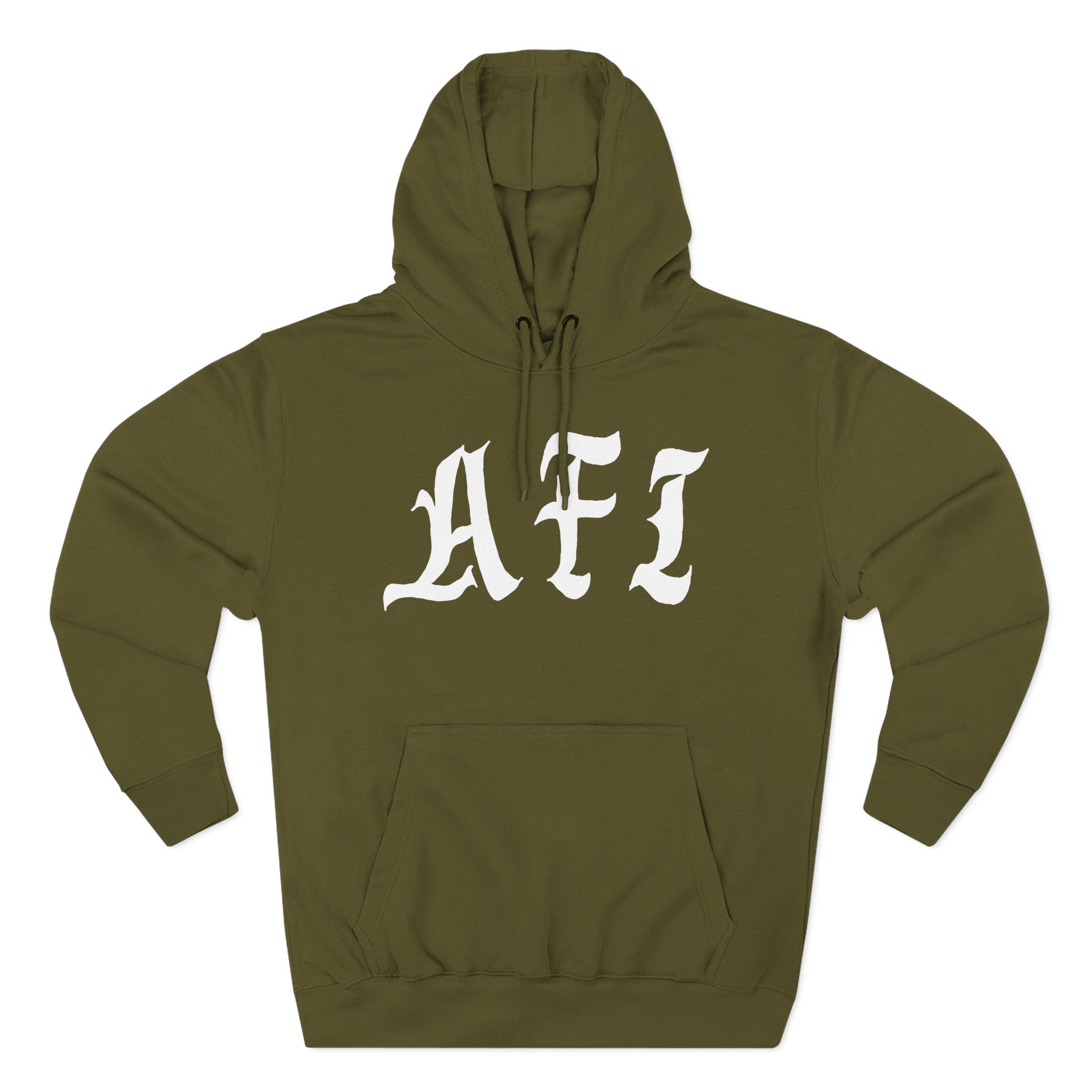 Afi Logo Three-Panel Fleece Hoodie