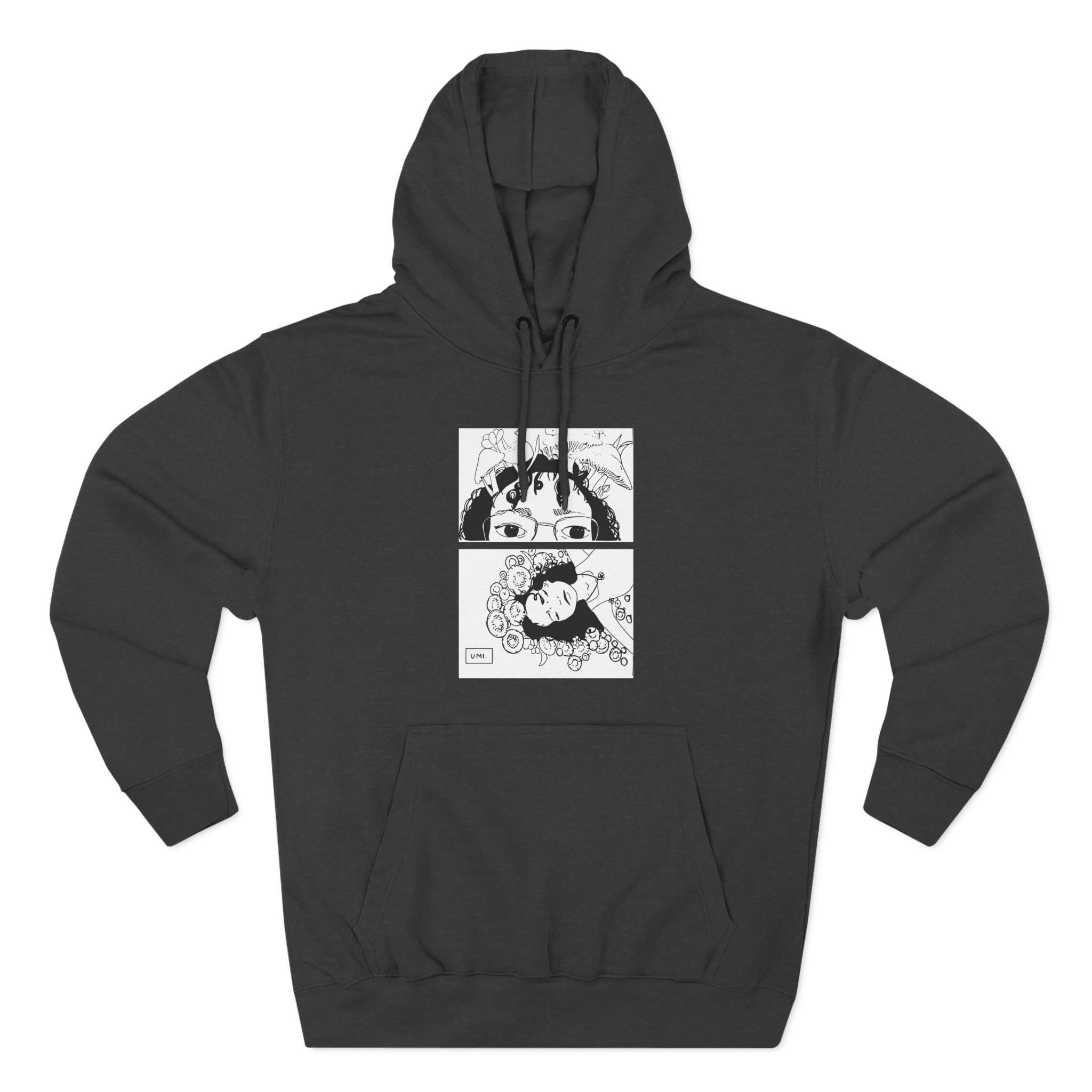 Umi Drawing Three-Panel Fleece Hoodie