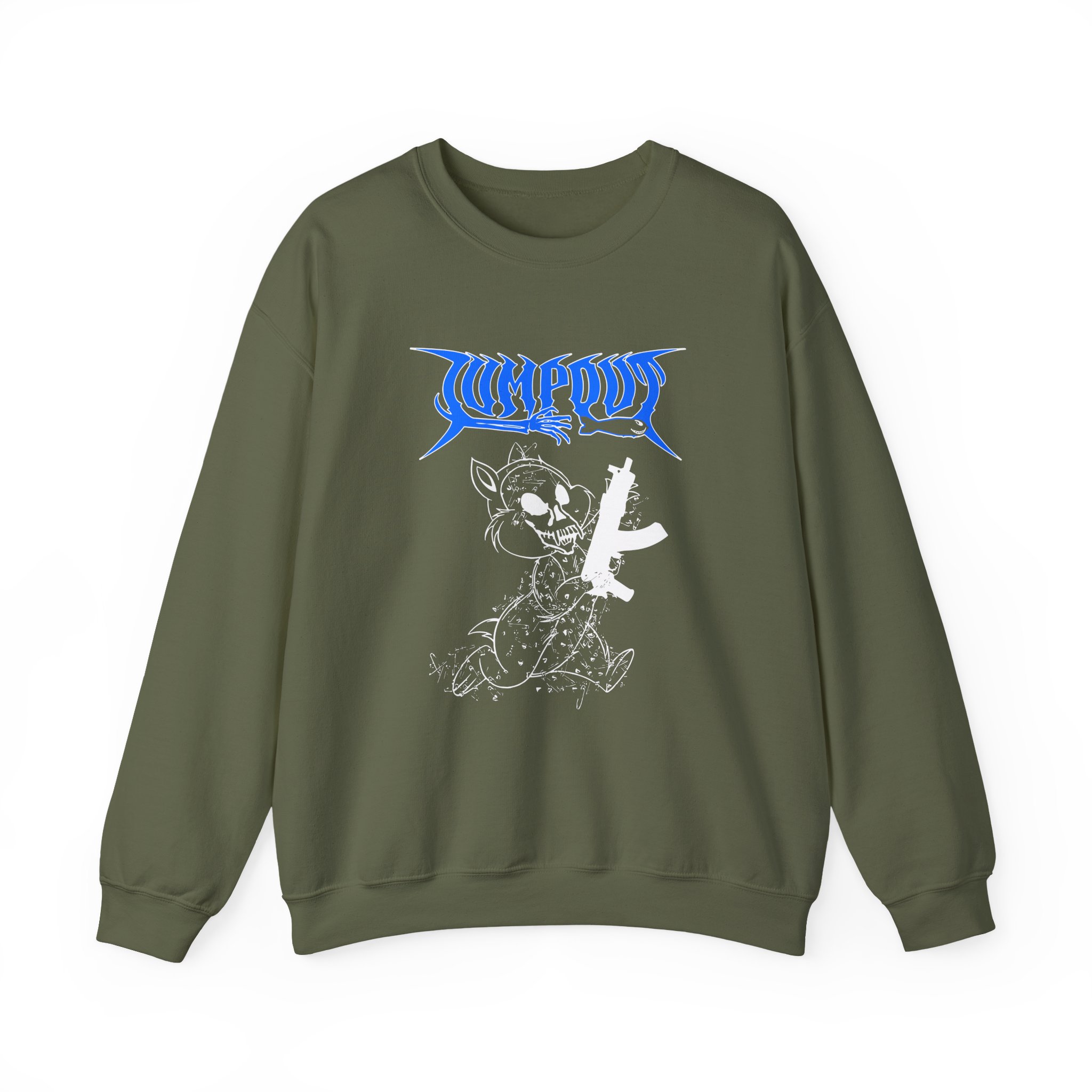 Osamason Jumpout Bunny Unisex Heavy Blendâ„¢ Crewneck Sweatshirt