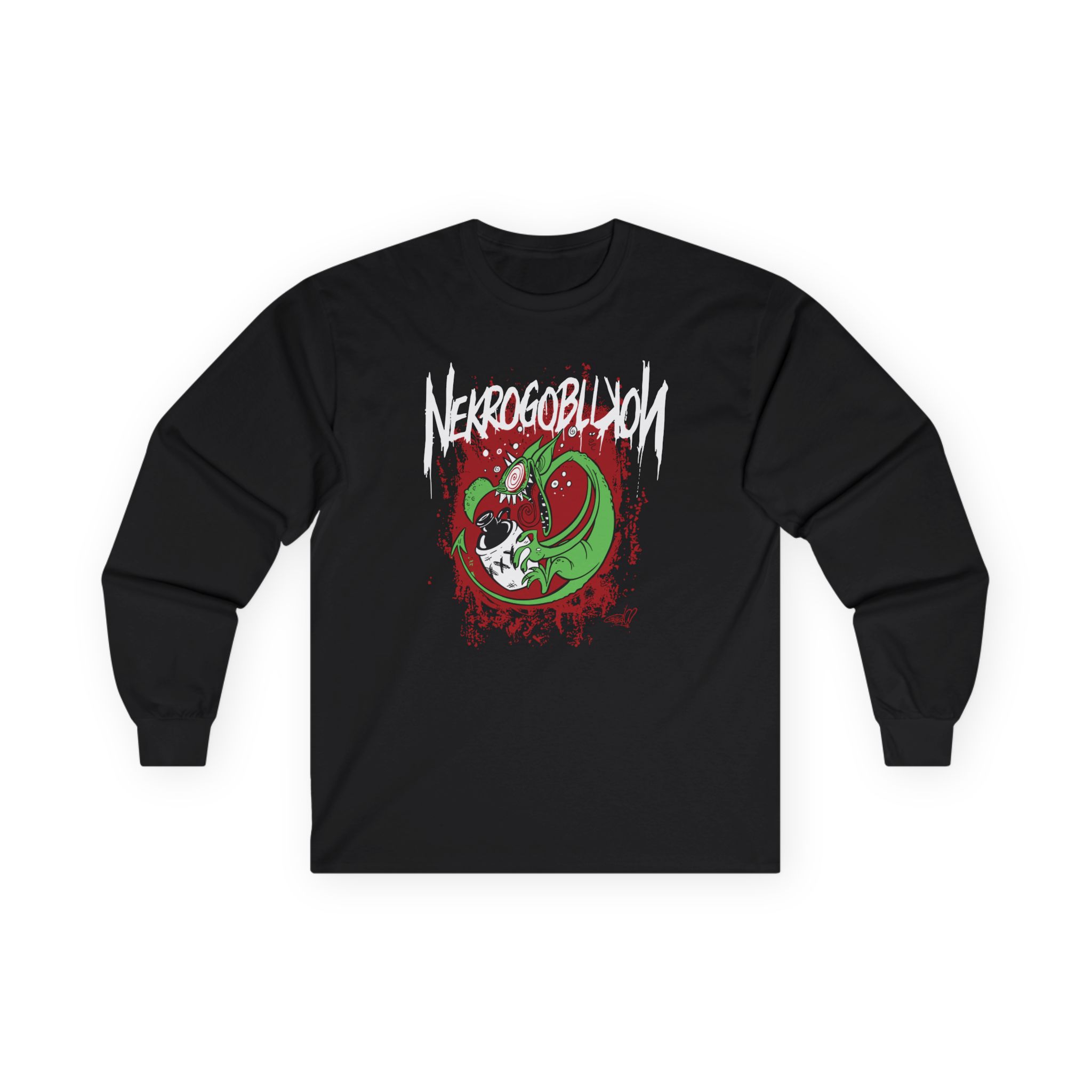 Nekrogoblikon Drunk Goblin Unisex Ultra Cotton Long Sleeve Tee