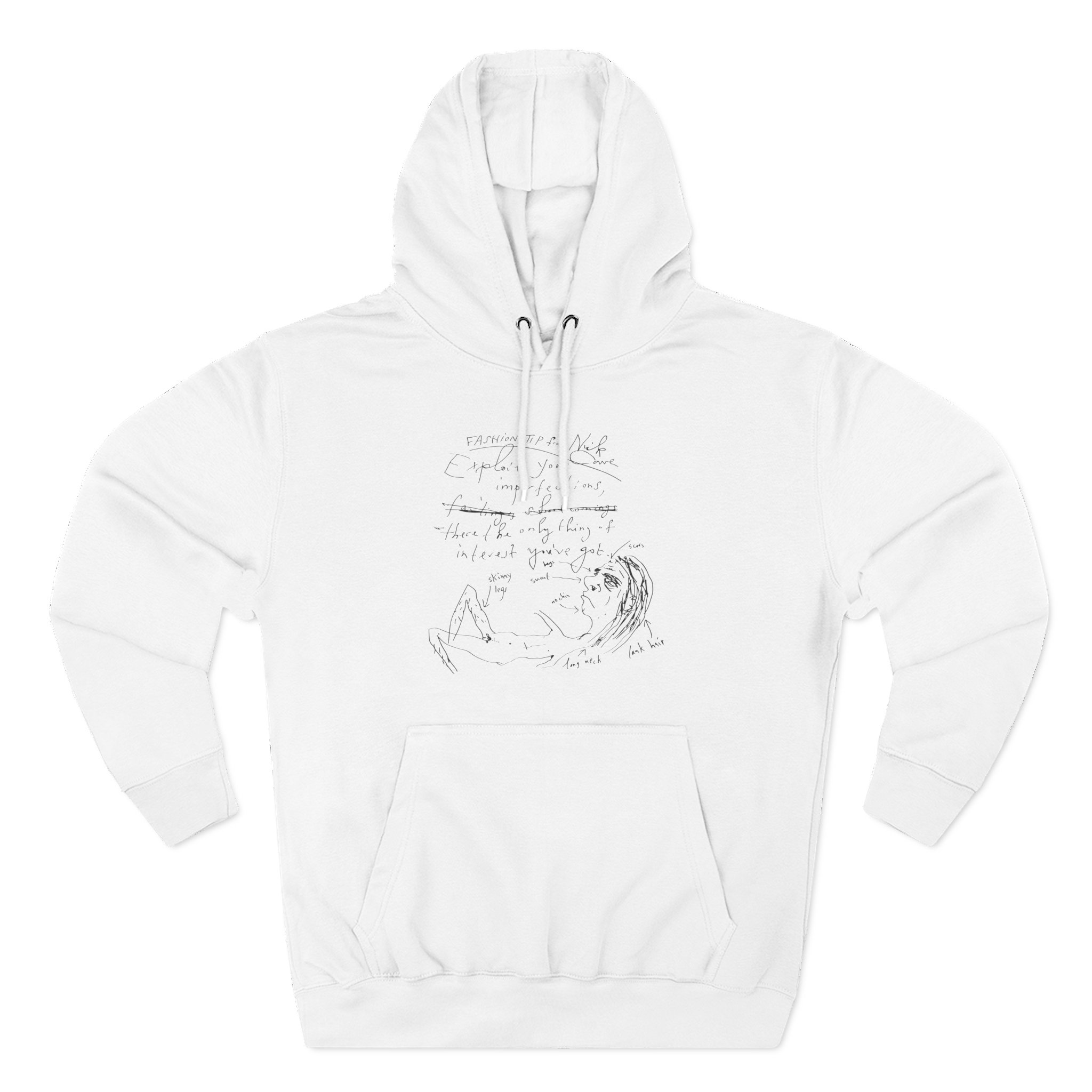 Nick Cave Fashion Tips Three-Panel Fleece Hoodie