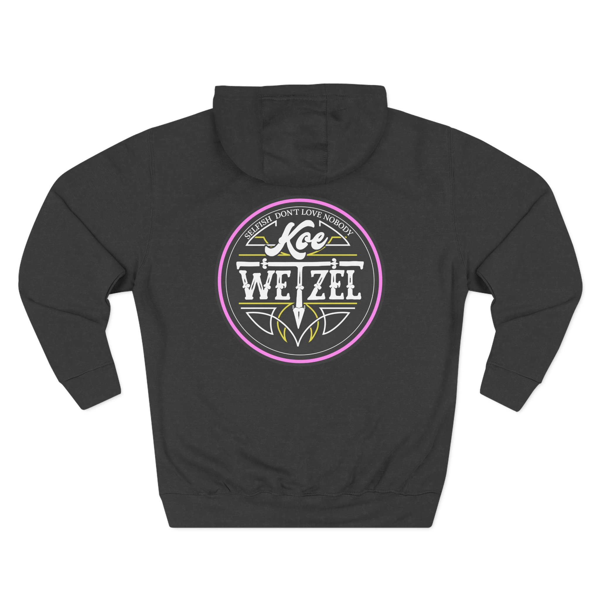 Koe Wetzel Three-Panel Fleece Hoodie