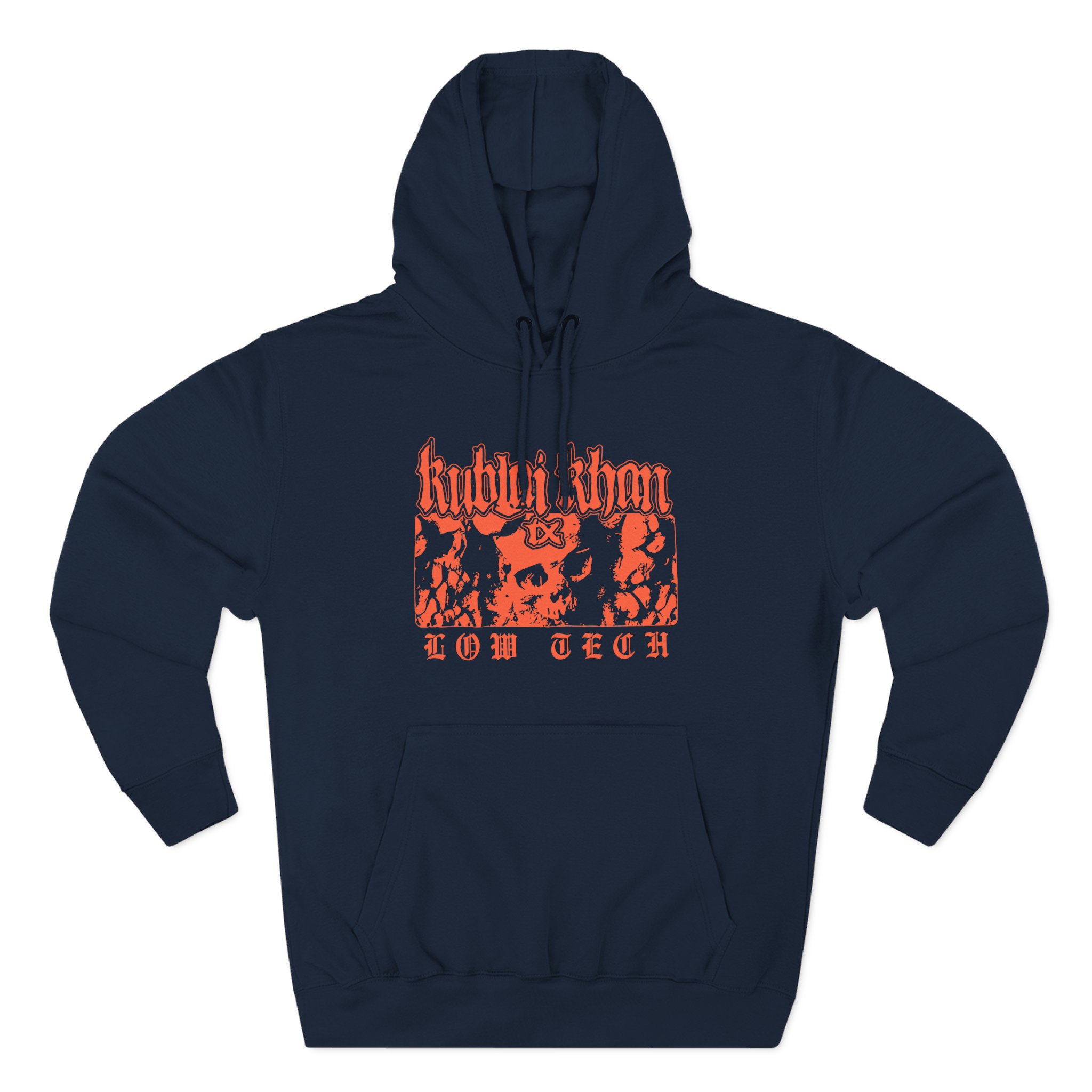 Kublai Khan - Low Tech Three-Panel Fleece Hoodie