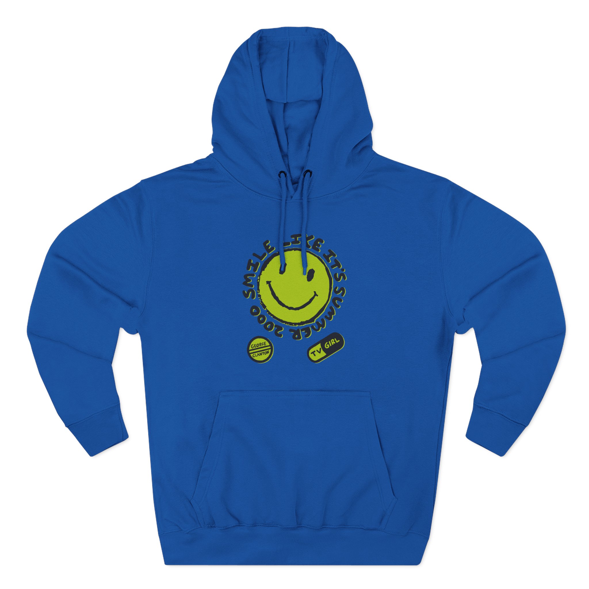 Tv Girl Smile Like It's Summer 2000 Three-Panel Fleece Hoodie