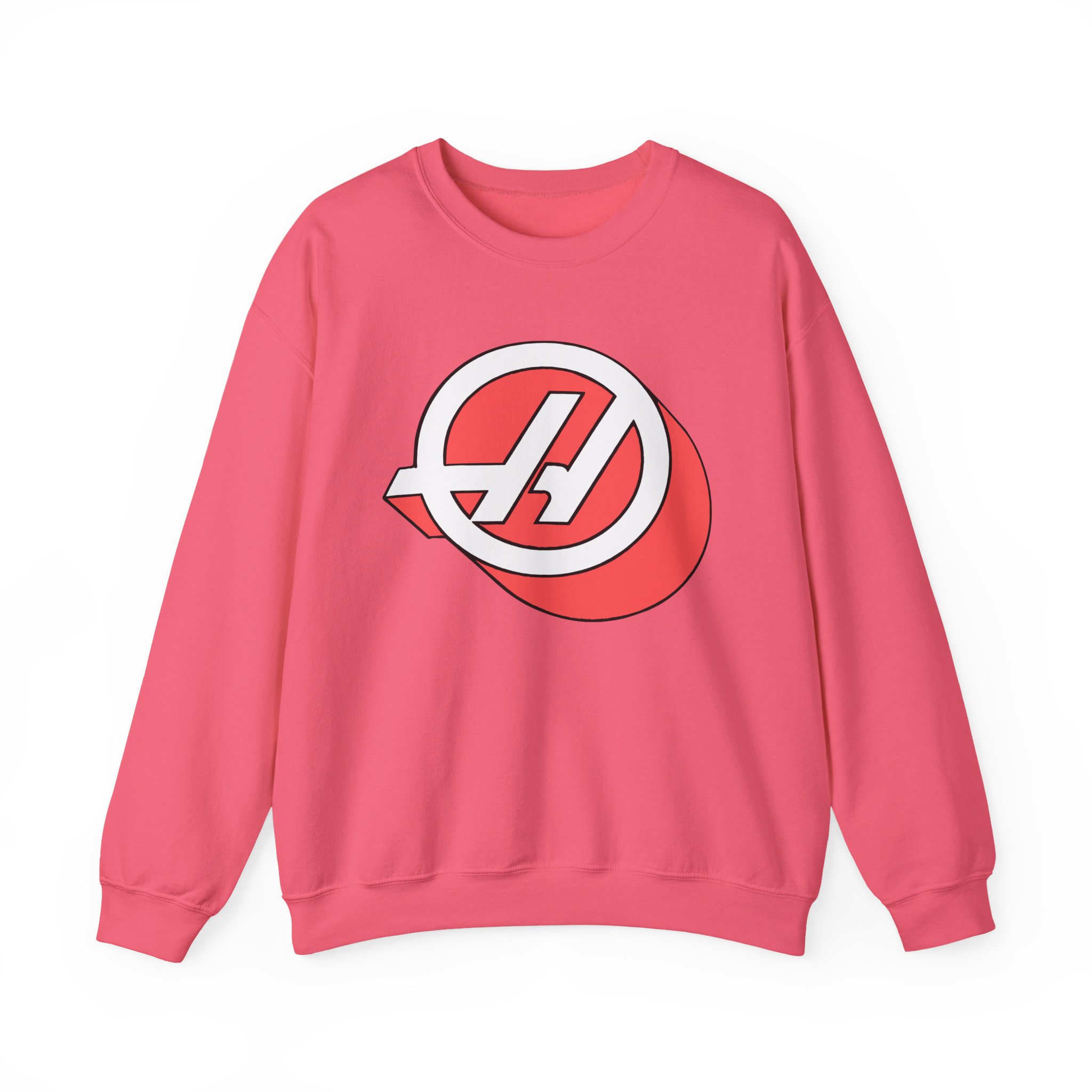 Haas F1 3d Roundel Unisex Heavy Blendâ„¢ Crewneck Sweatshirt