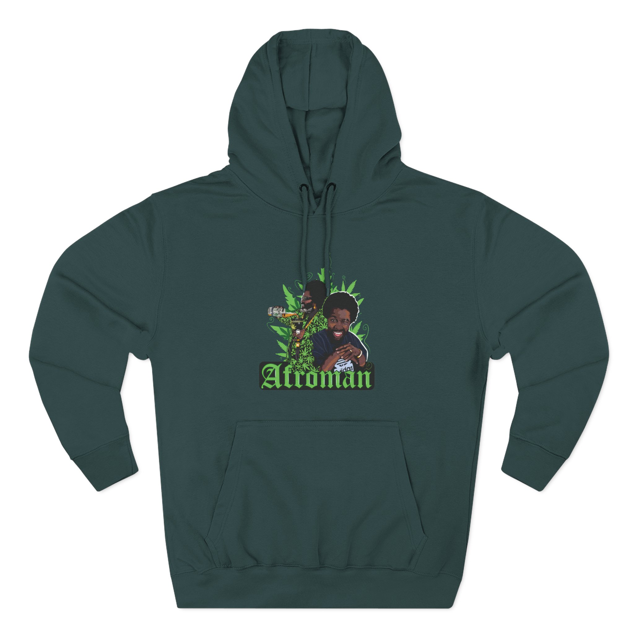 Afroman version 3 Three-Panel Fleece Hoodie