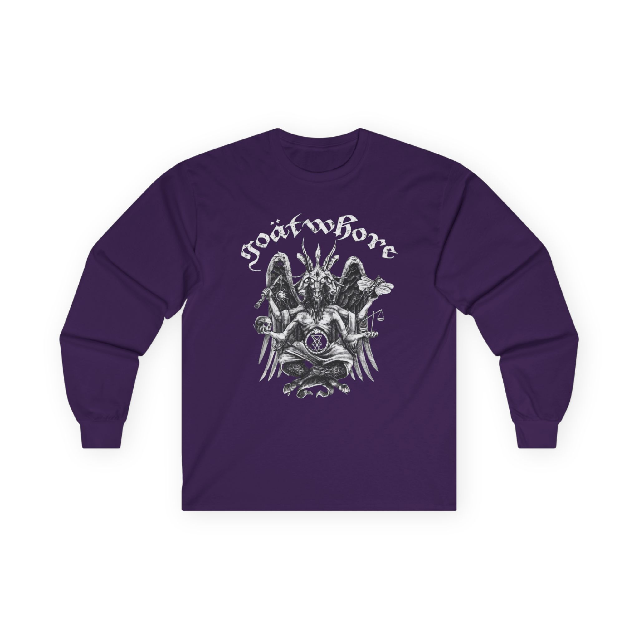 Goatwhore who Needs a God When You've Got Satan Unisex Ultra Cotton Long Sleeve Tee