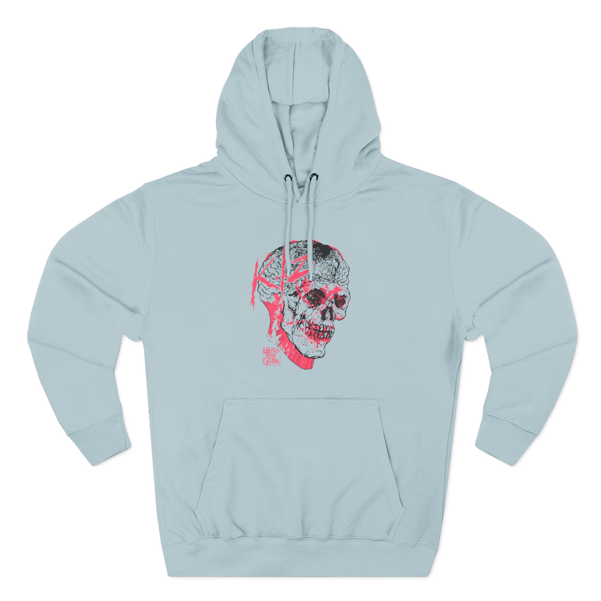 Kiz Brain Three-Panel Fleece Hoodie