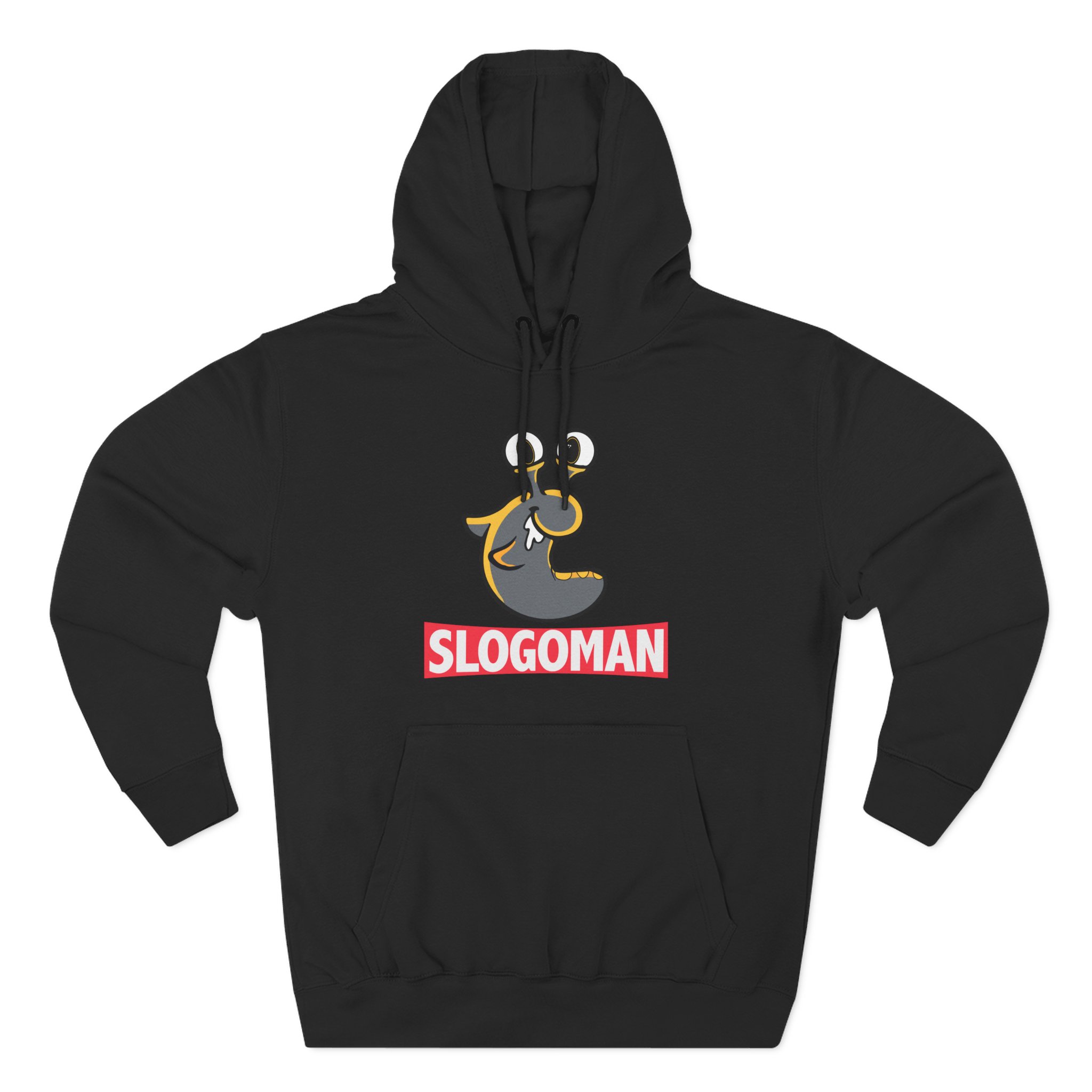 Slogoman Three-Panel Fleece Hoodie