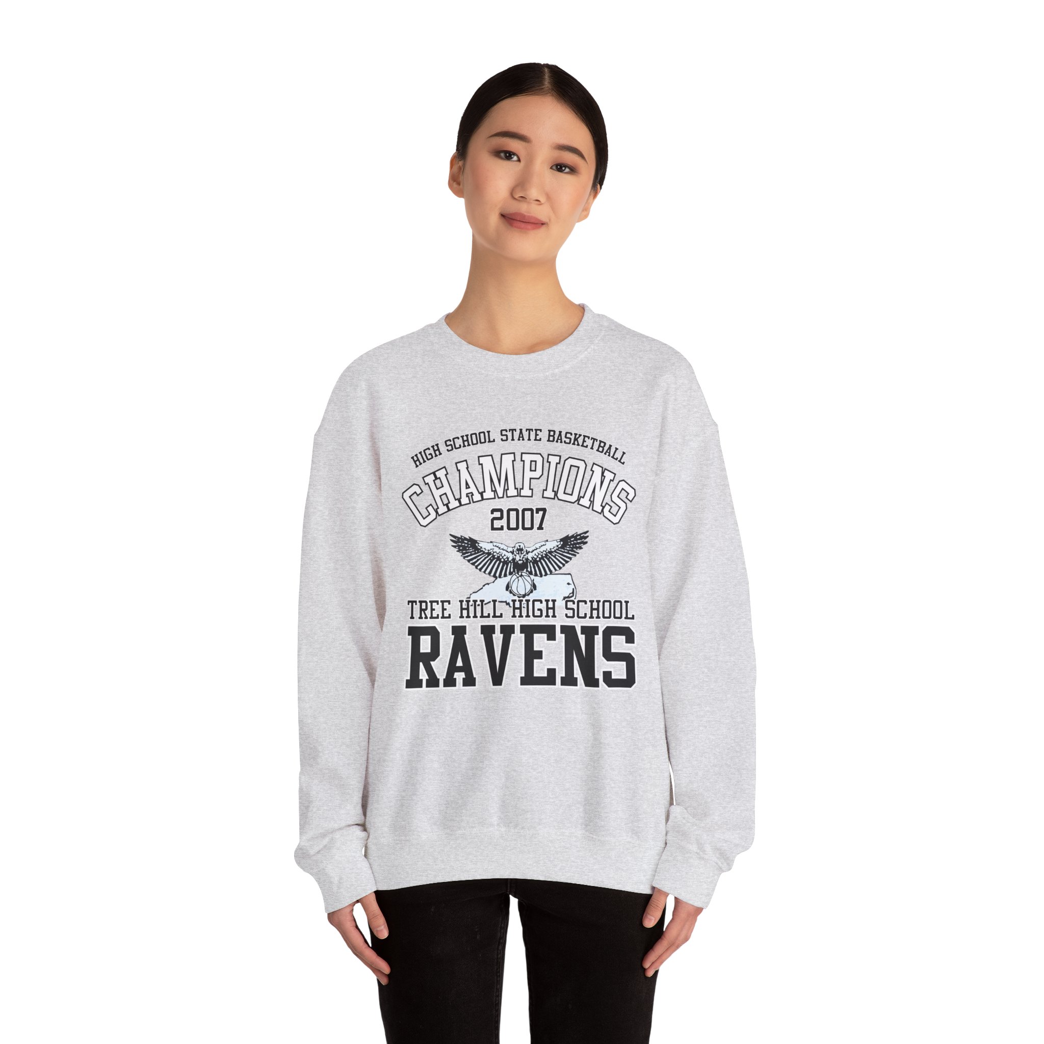 Tree Hill Ravens High School Champions One Tree Hill Unisex Heavy Blend Crewneck Sweatshirt