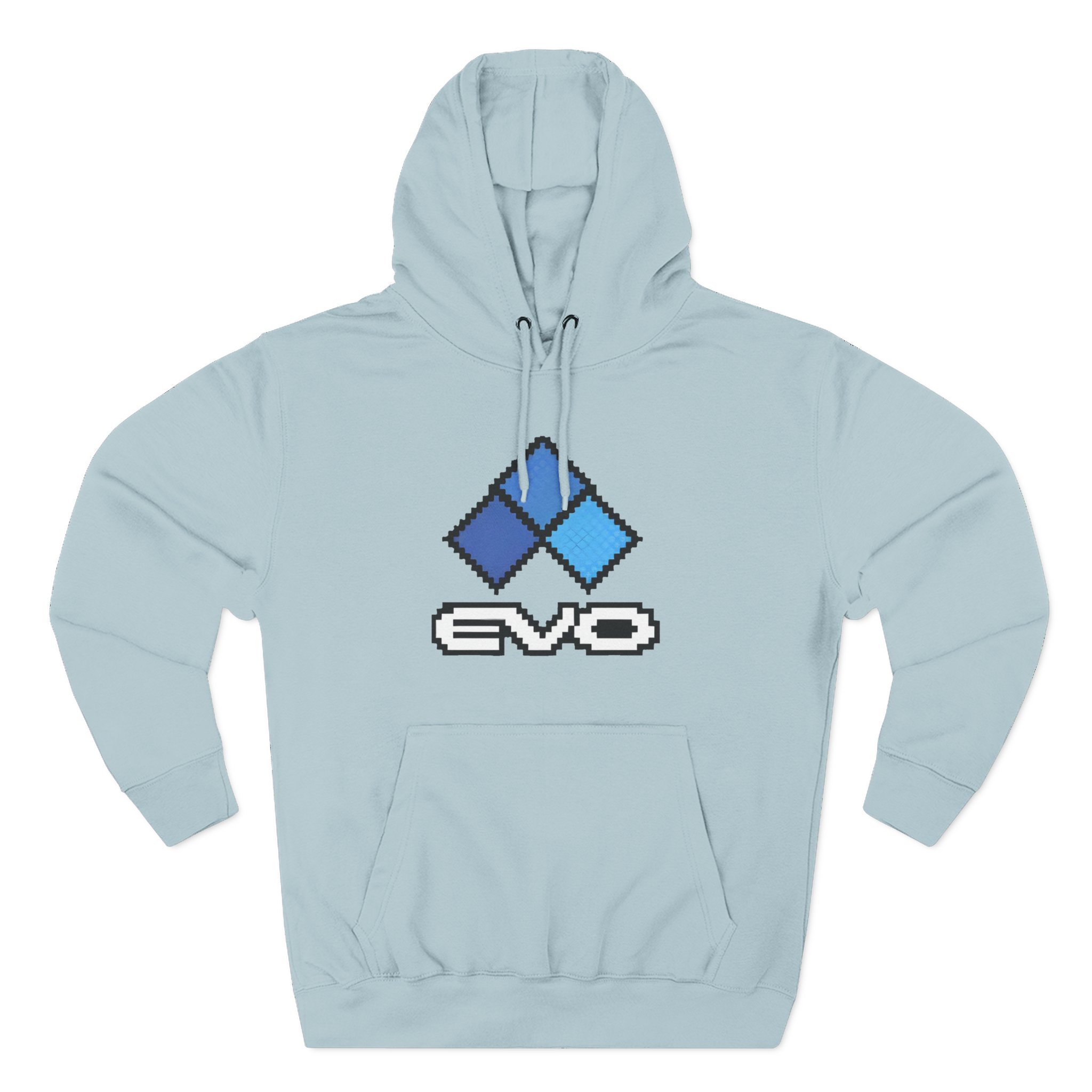 Evo 8 Bit Logo Returns Three-Panel Fleece Hoodie
