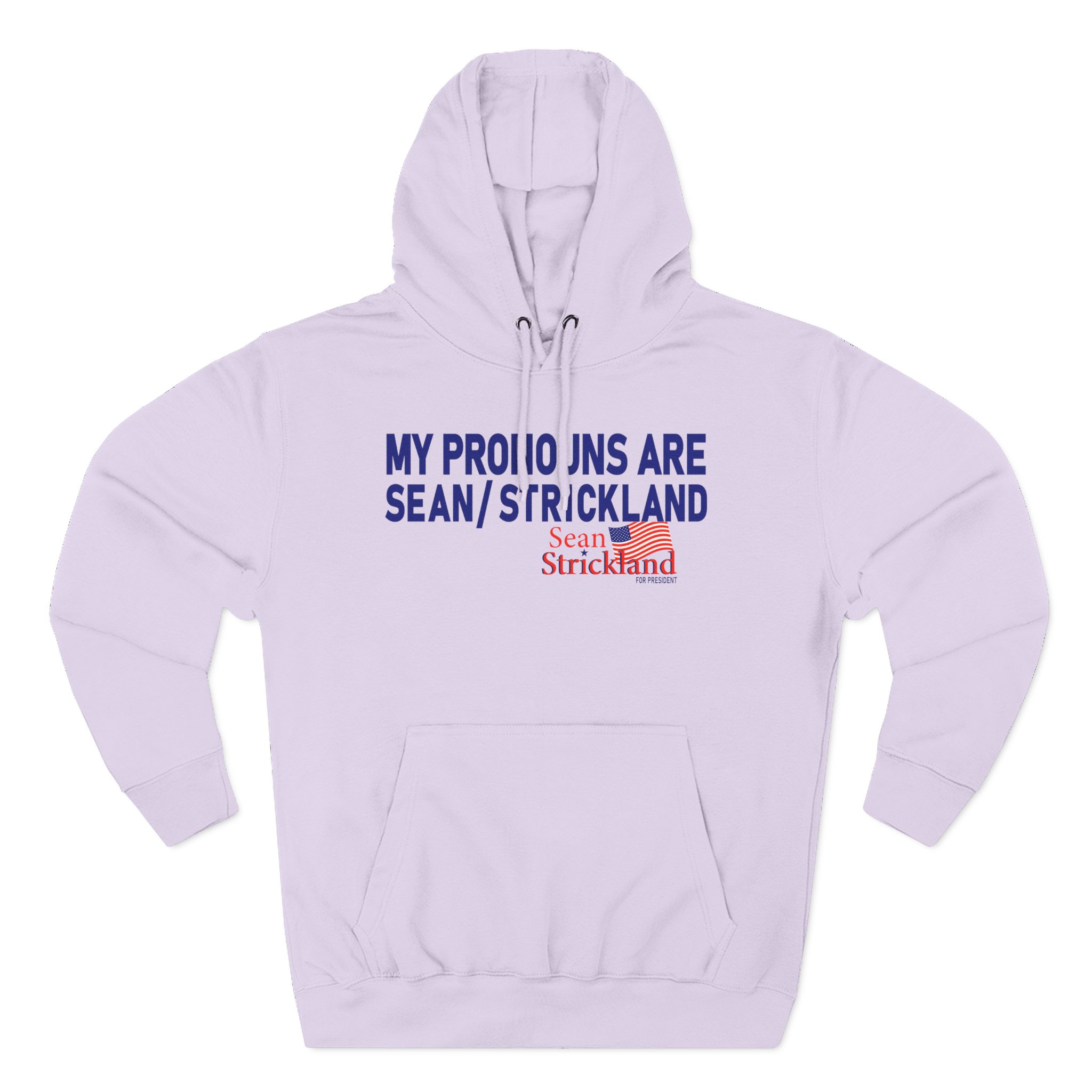 Sean Strickland My Pronouns Are Three-Panel Fleece Hoodie