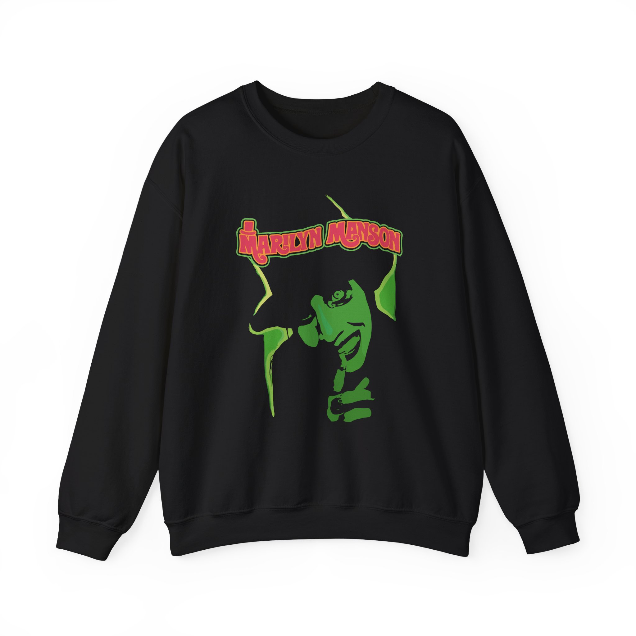 Marilyn Manson Unisex Heavy Blendâ„¢ Crewneck Sweatshirt